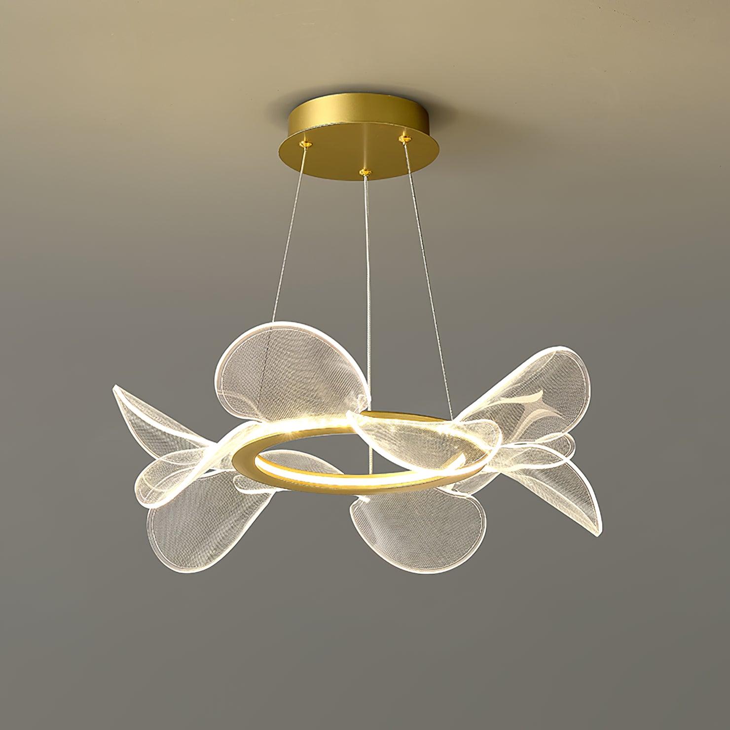 Lustra Chandelier Bain Flying Flowers Acrylic - Letslighting