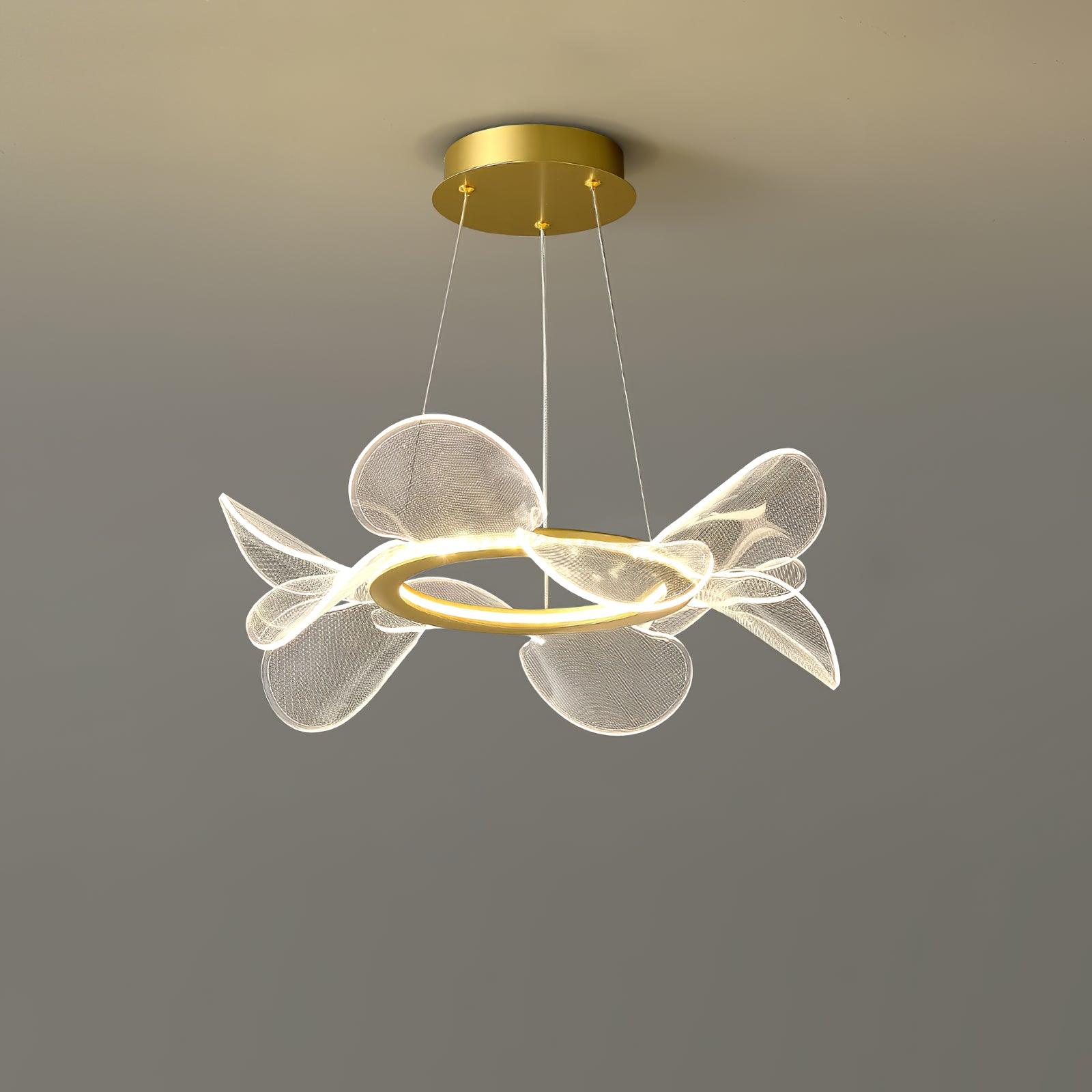 Lustra Chandelier Bain Flying Flowers Acrylic - Letslighting