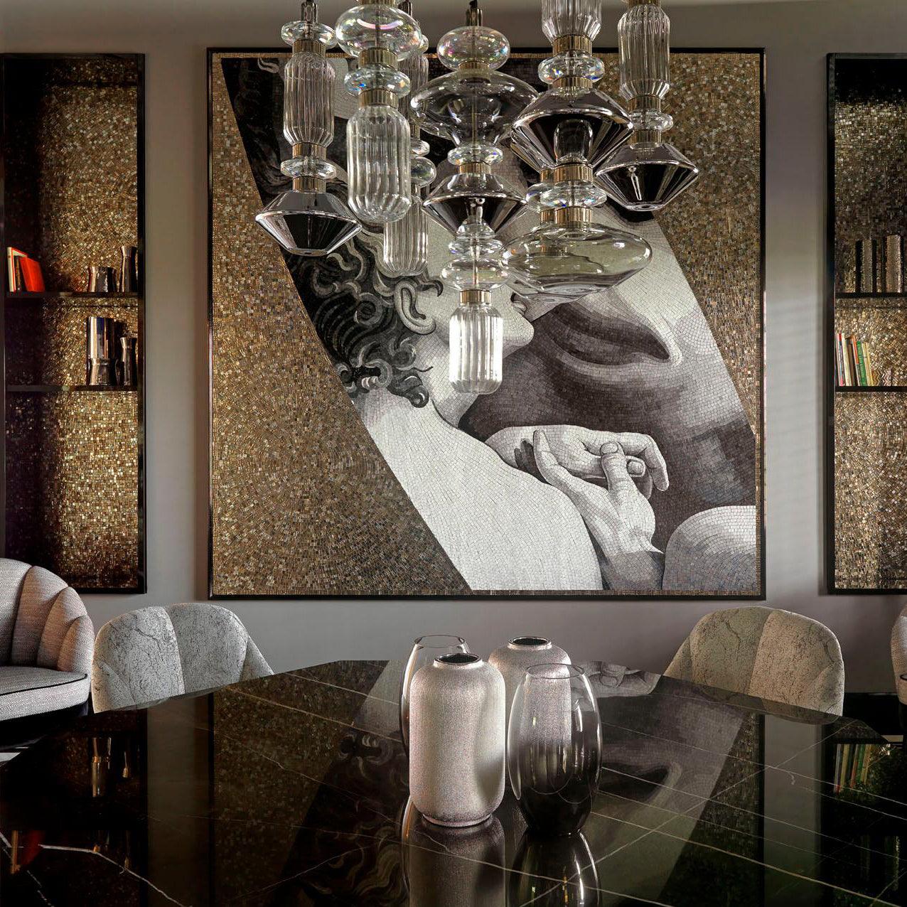 Vionisis Glass Light Luxury Pendant Lamp - Letslighting