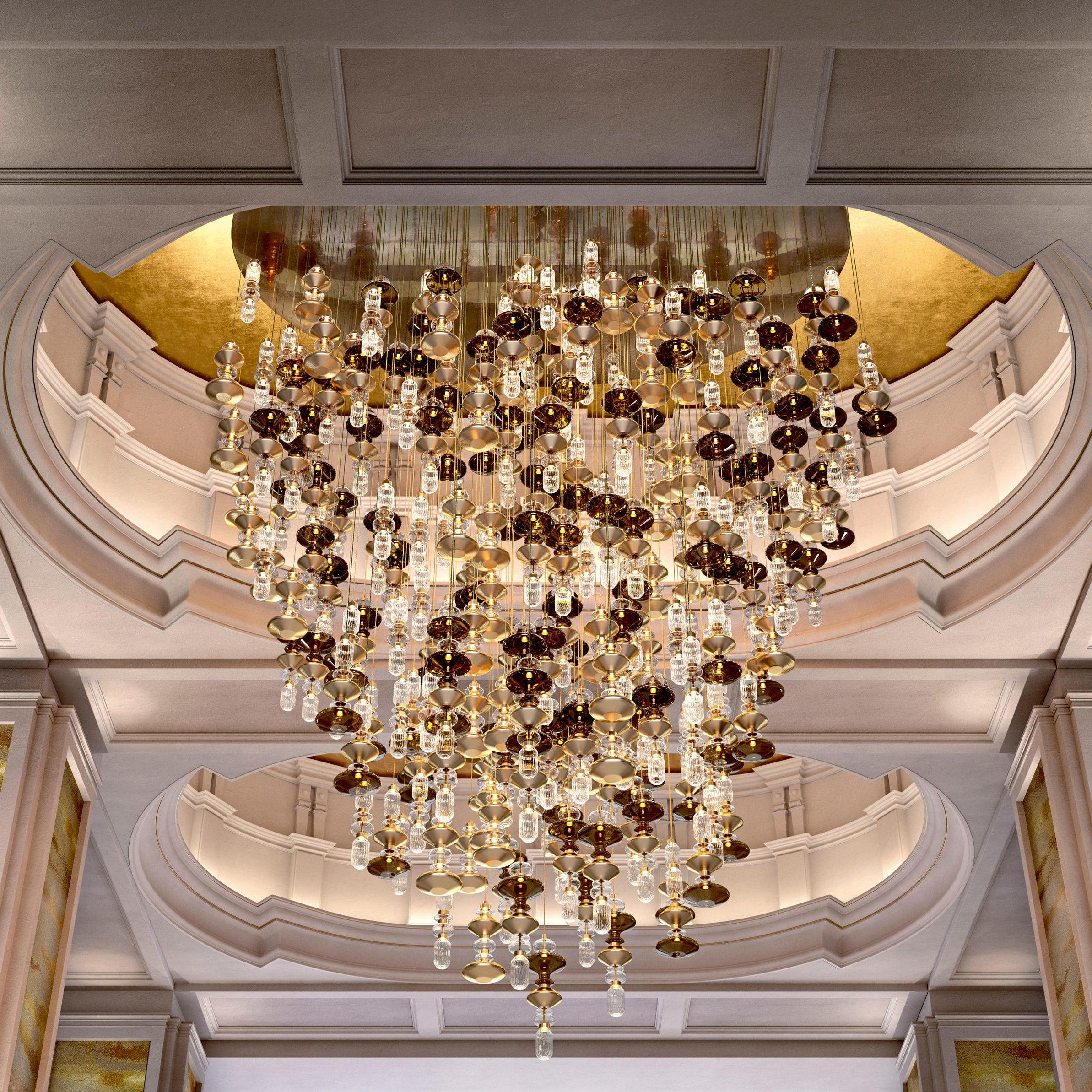 Vionisis Glass Light Luxury Pendant Lamp - Letslighting