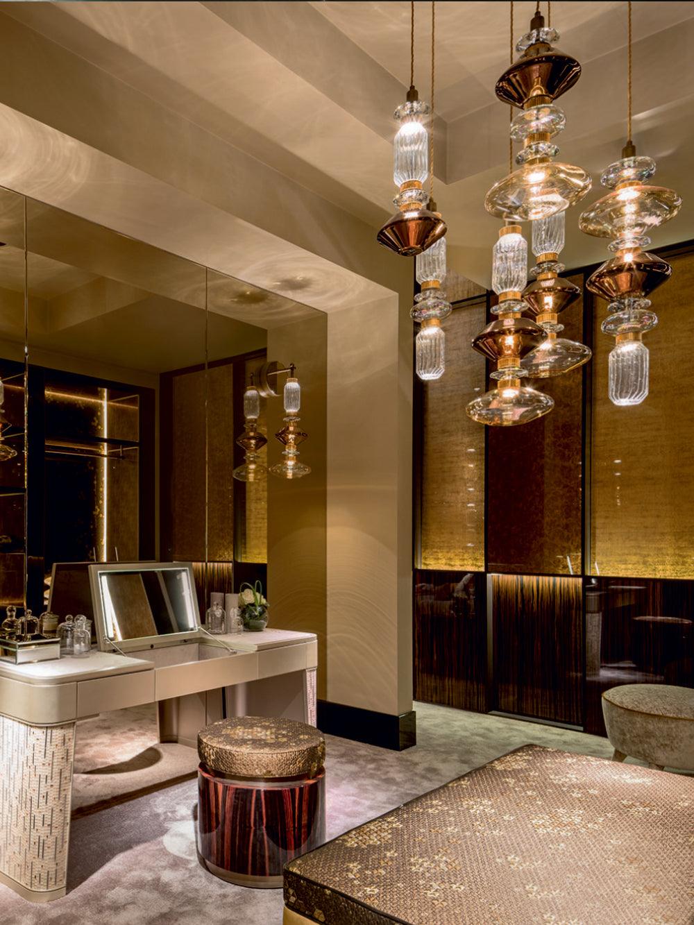 Vionisis Glass Light Luxury Pendant Lamp - Letslighting