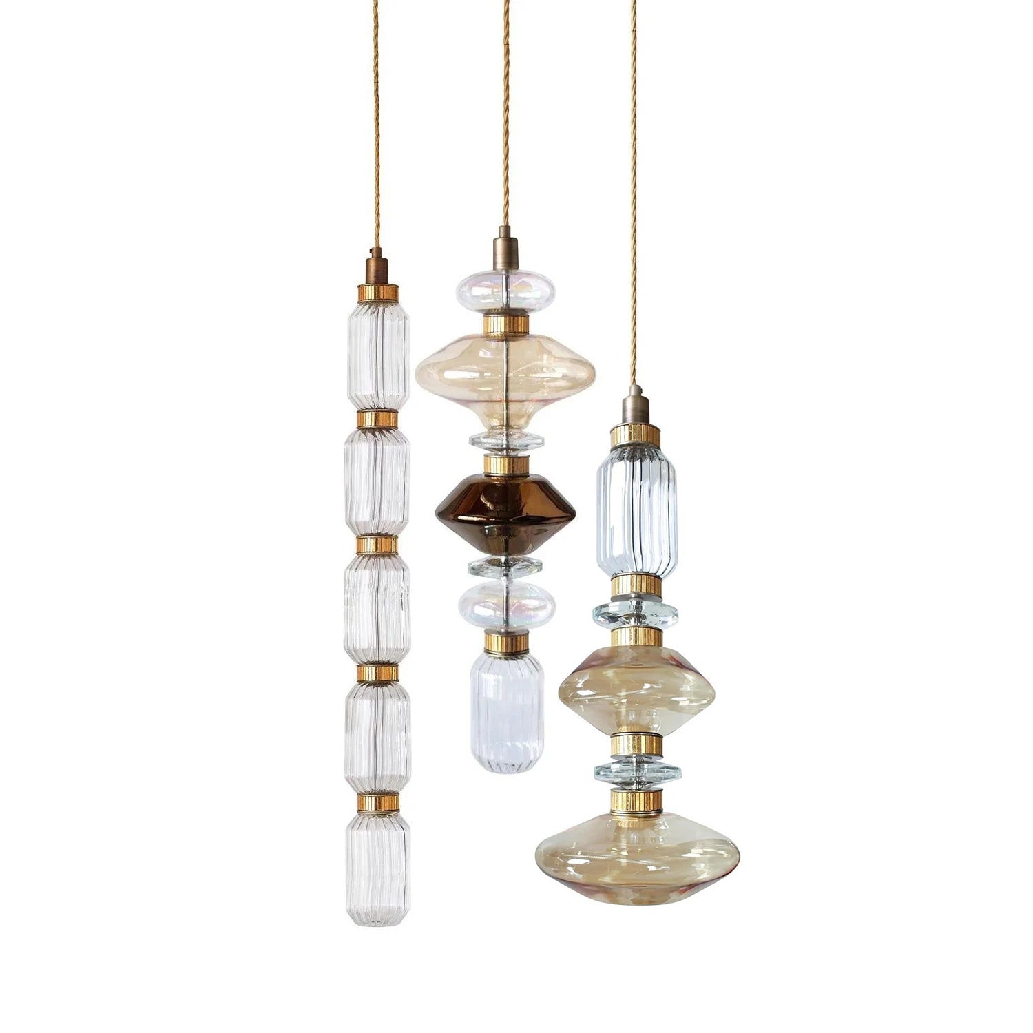 Vionisis Glass Light Luxury Pendant Lamp - Letslighting