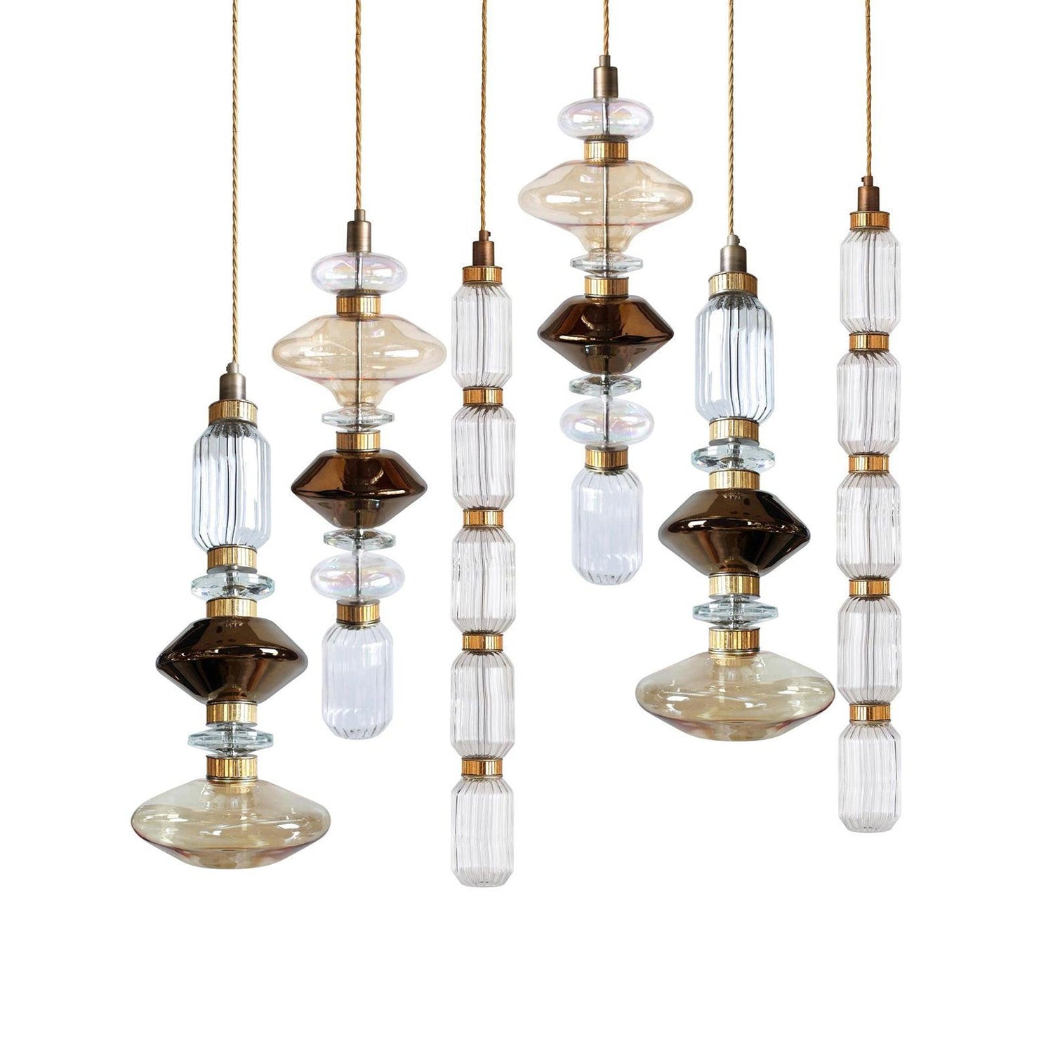 Vionisis Glass Light Luxury Pendant Lamp - Letslighting