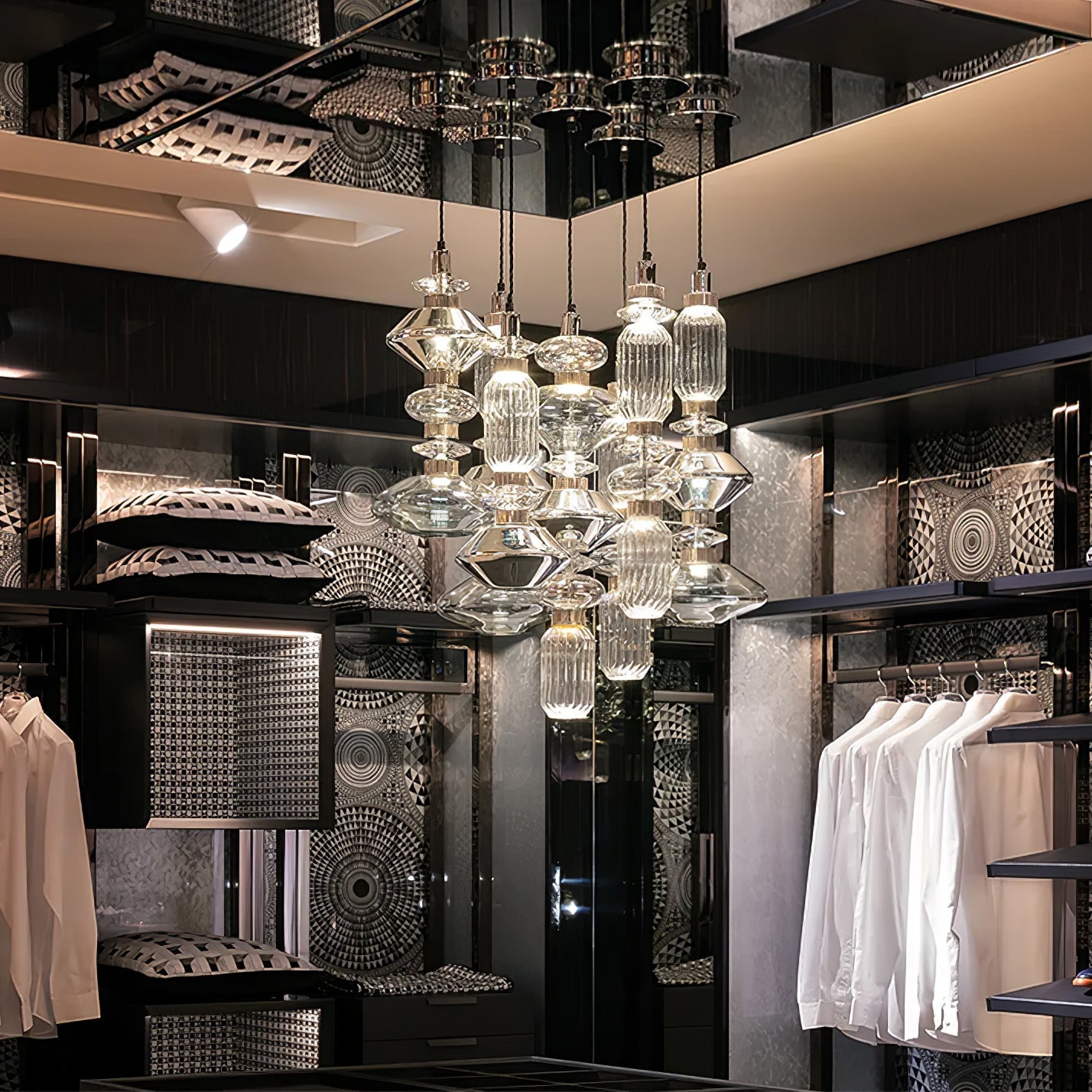Vionisis Glass Light Luxury Pendant Lamp - Letslighting