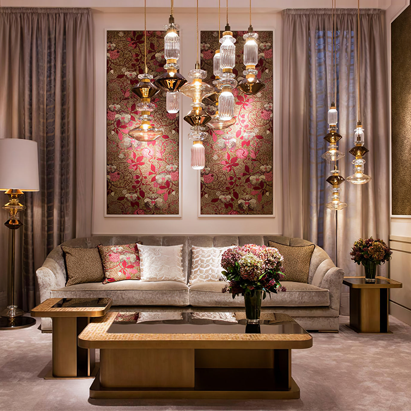Vionisis Glass Light Luxury Pendant Lamp - Letslighting