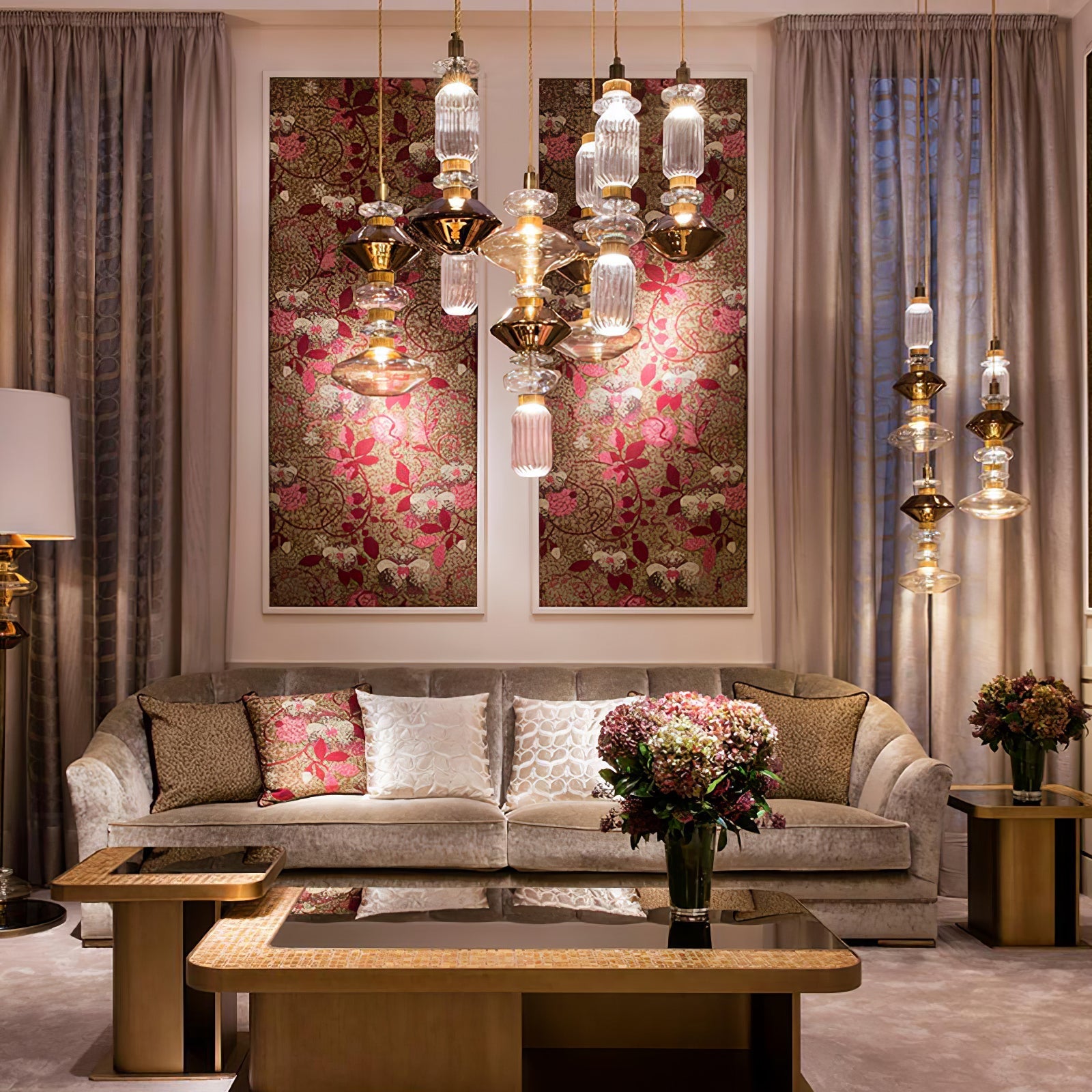 Vionisis Glass Light Luxury Pendant Lamp - Letslighting