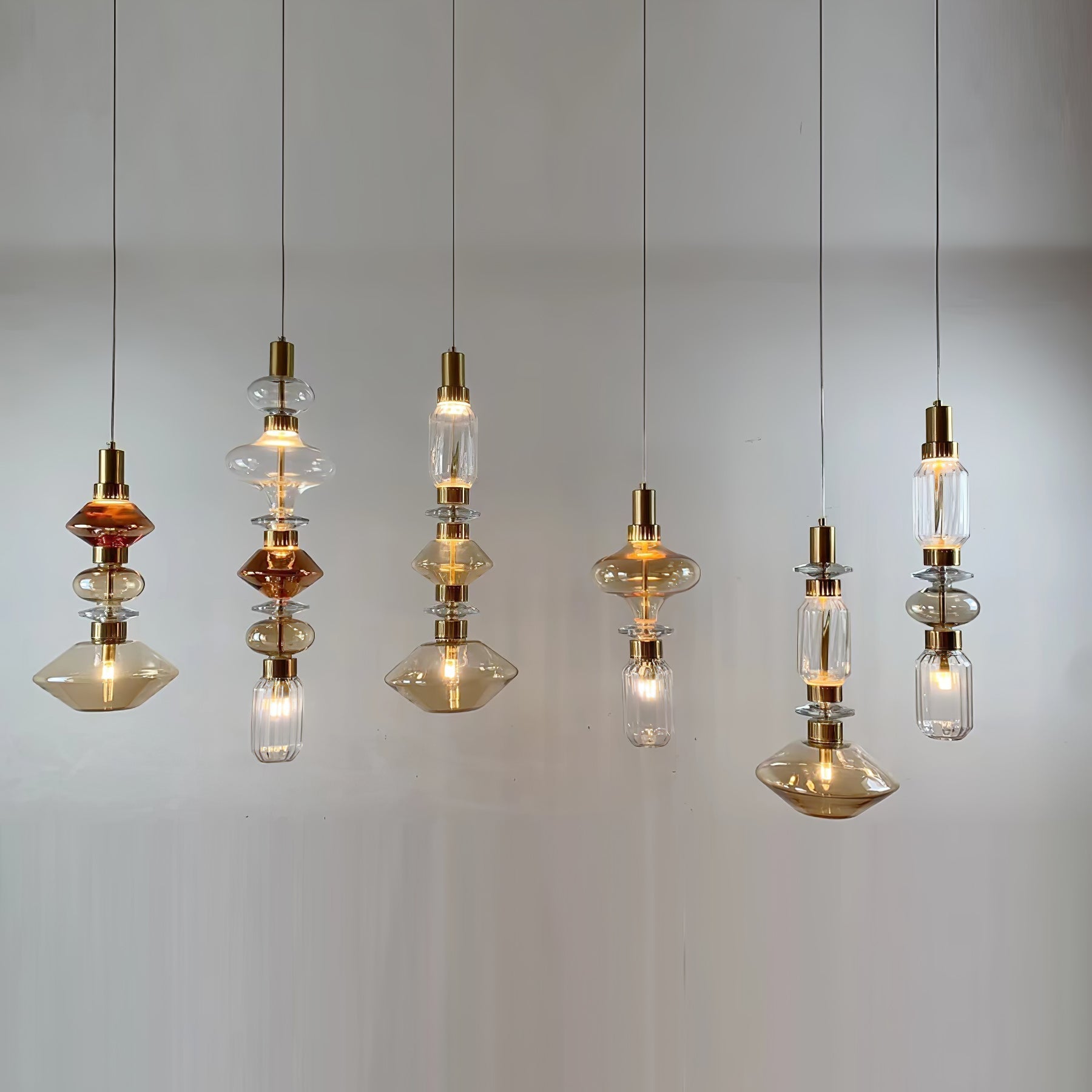 Vionisis Glass Light Luxury Pendant Lamp - Letslighting