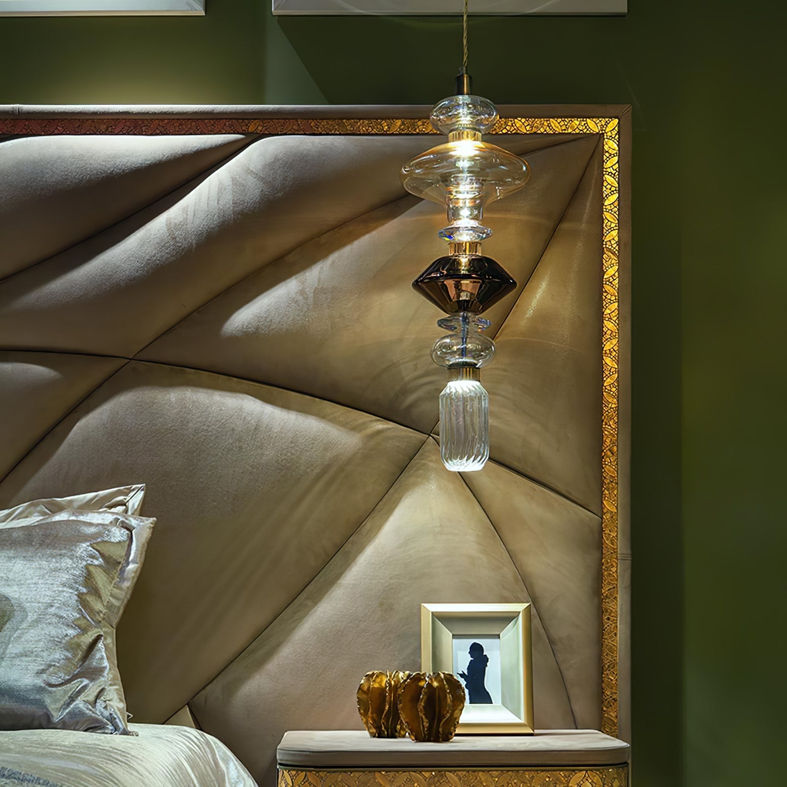 Vionisis Glass Light Luxury Pendant Lamp - Letslighting