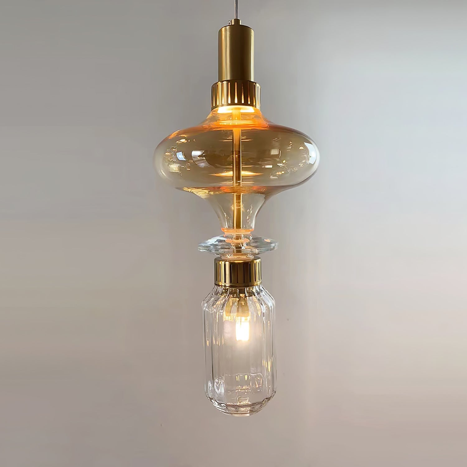 Vionisis Glass Light Luxury Pendant Lamp - Letslighting
