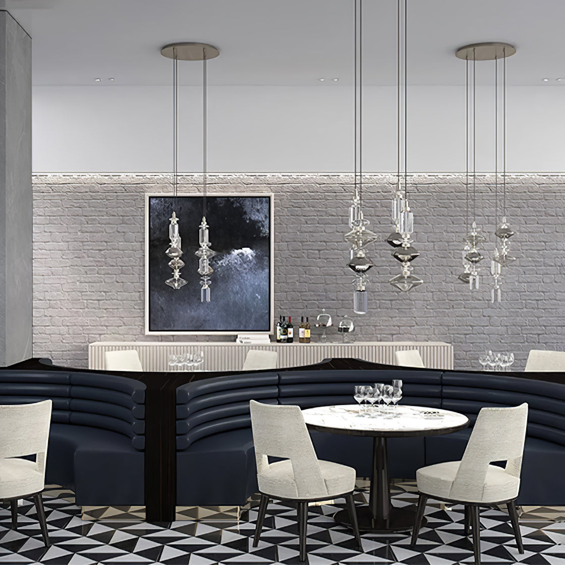 Vionisis Glass Light Luxury Pendant Lamp - Letslighting