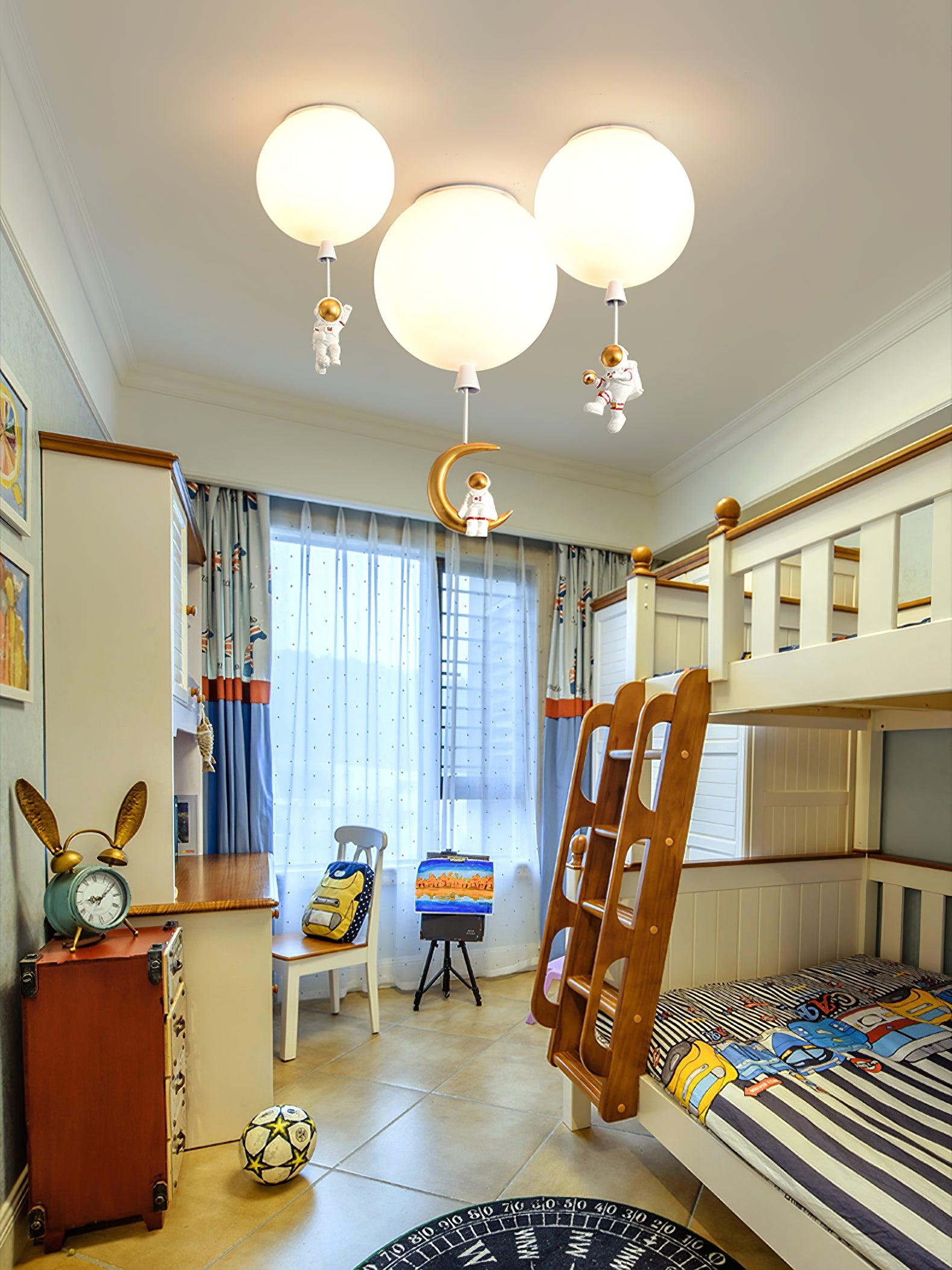 Iraeiel Unique Balloon Glossy Ceiling Light - Letslighting