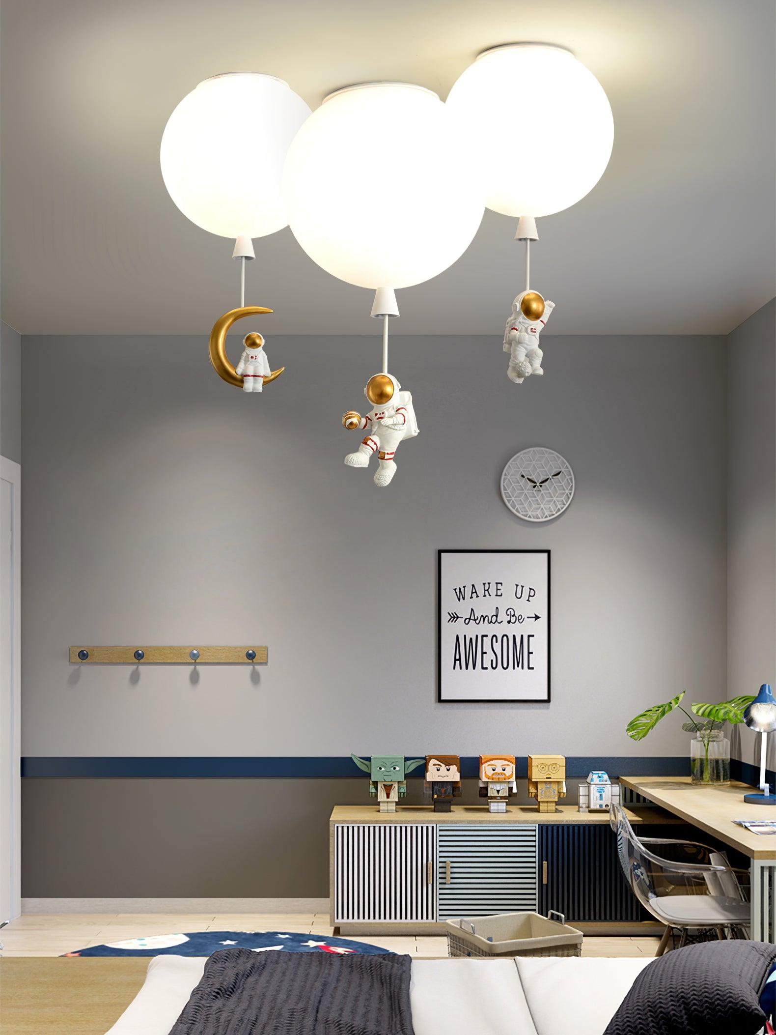 Iraeiel Unique Balloon Glossy Ceiling Light - Letslighting