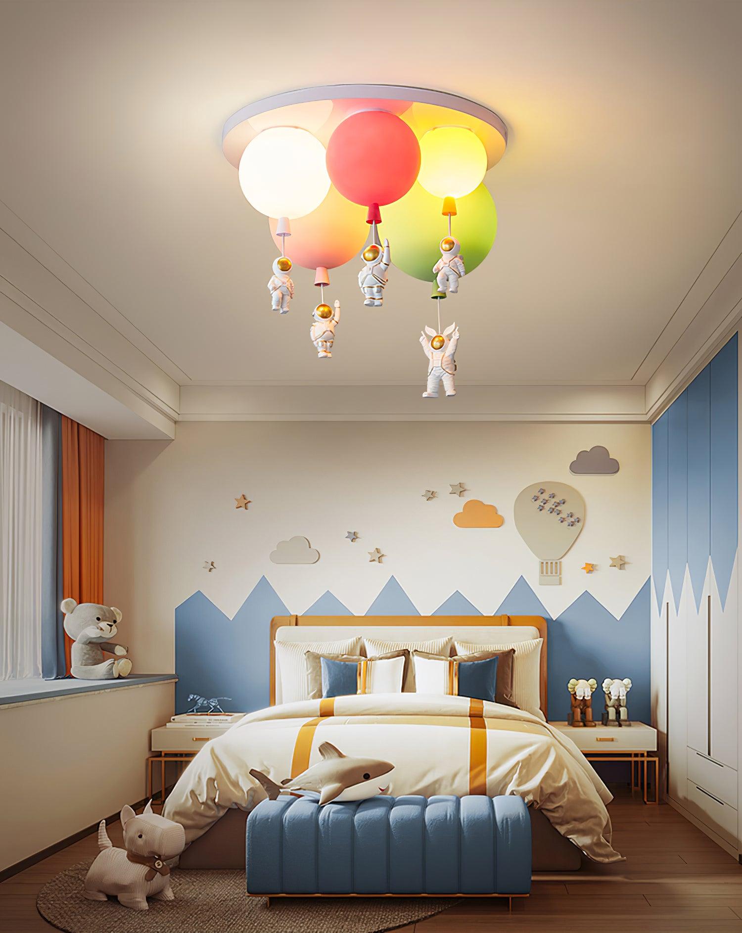 Izorora Frosted Balloon Combination Ceiling Lamp - Letslighting