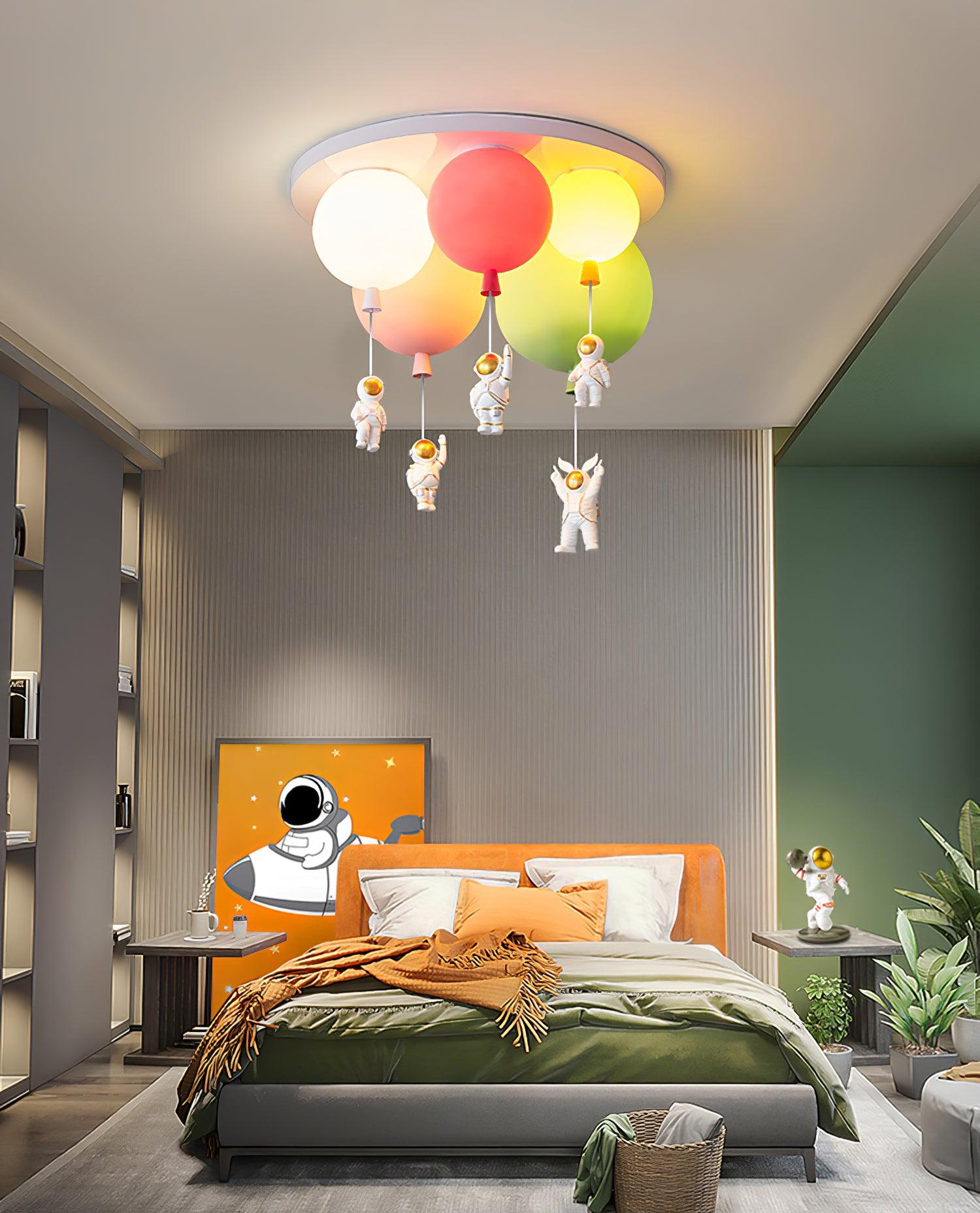 Izorora Frosted Balloon Combination Ceiling Lamp - Letslighting