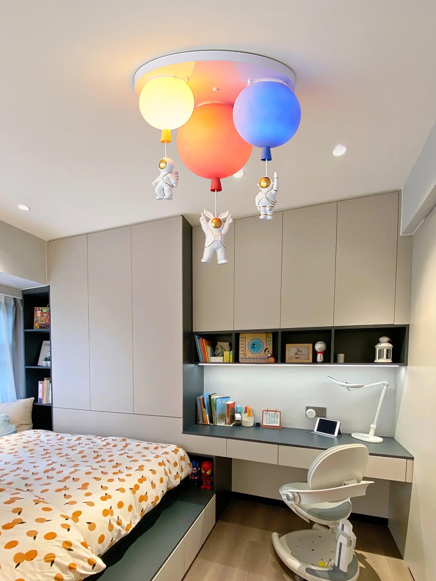 Izorora Frosted Balloon Combination Ceiling Lamp - Letslighting