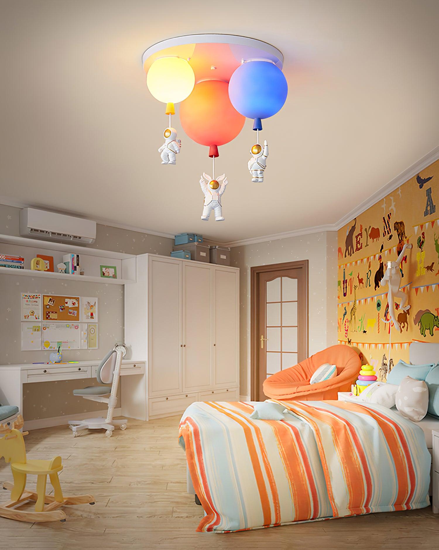 Izorora Frosted Balloon Combination Ceiling Lamp - Letslighting