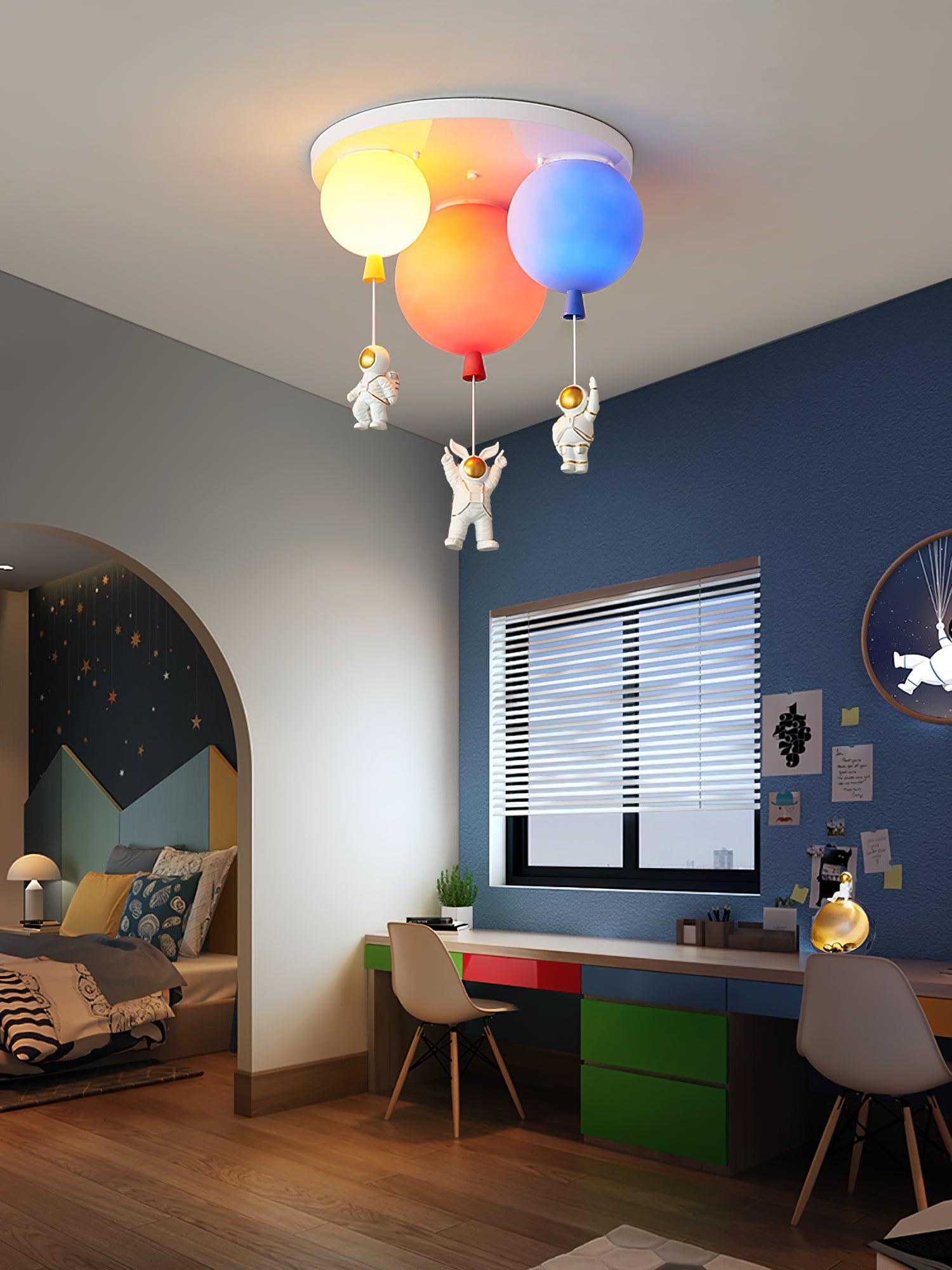 Izorora Frosted Balloon Combination Ceiling Lamp - Letslighting