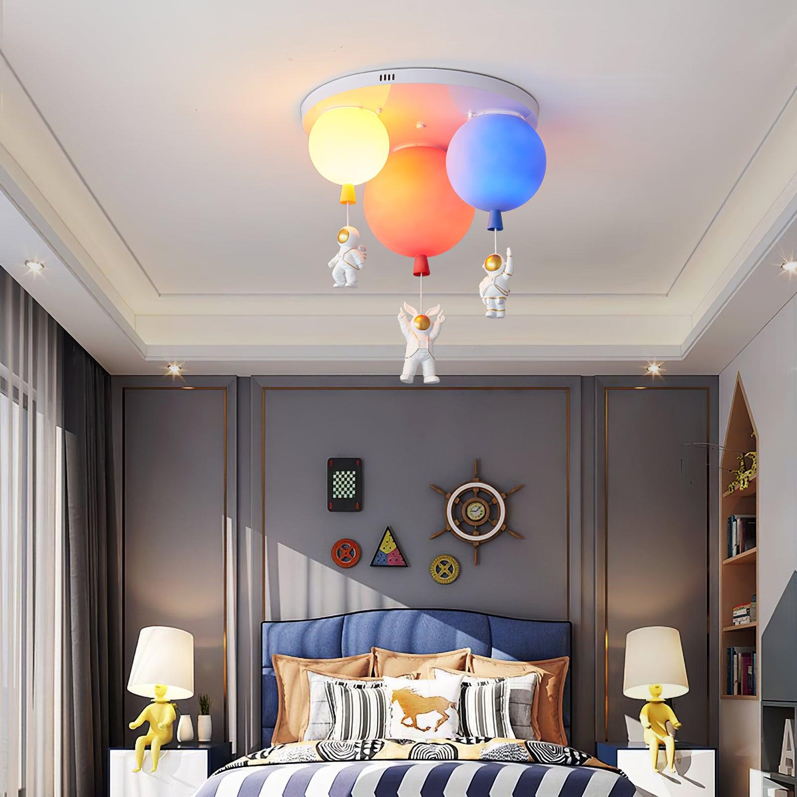 Izorora Frosted Balloon Combination Ceiling Lamp - Letslighting