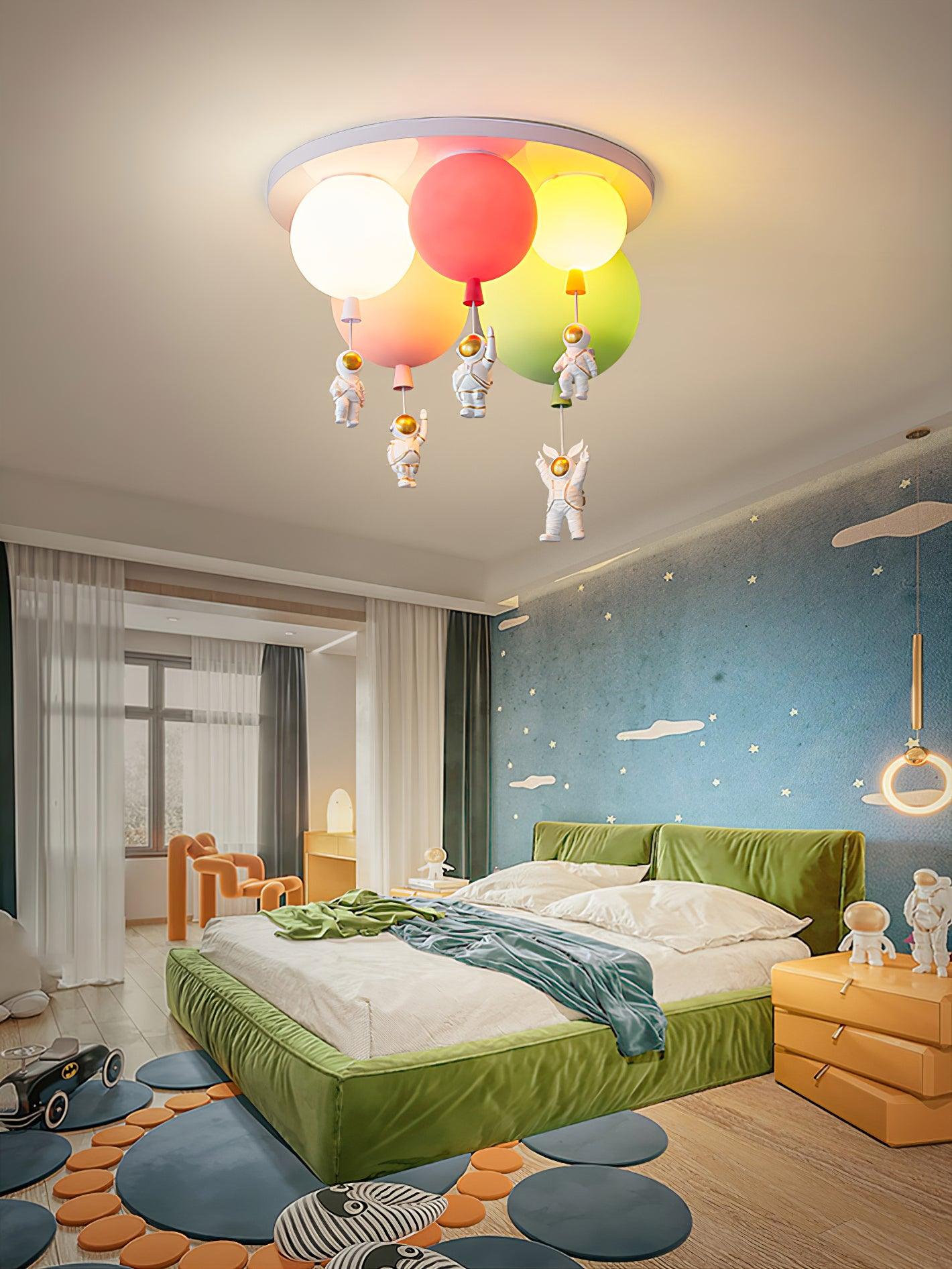 Izorora Frosted Balloon Combination Ceiling Lamp - Letslighting