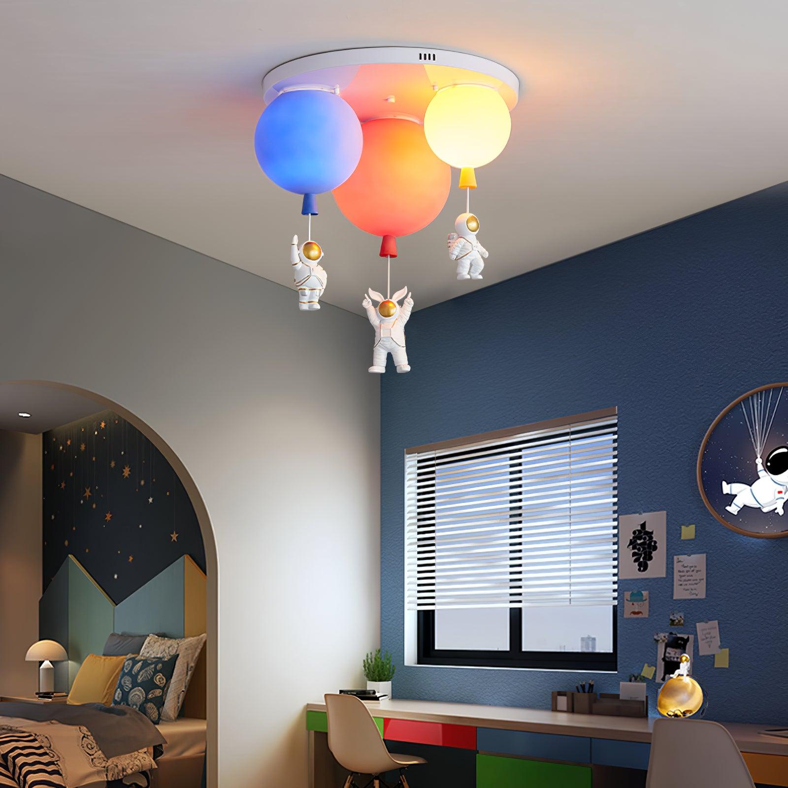 Izorora Frosted Balloon Combination Ceiling Lamp - Letslighting