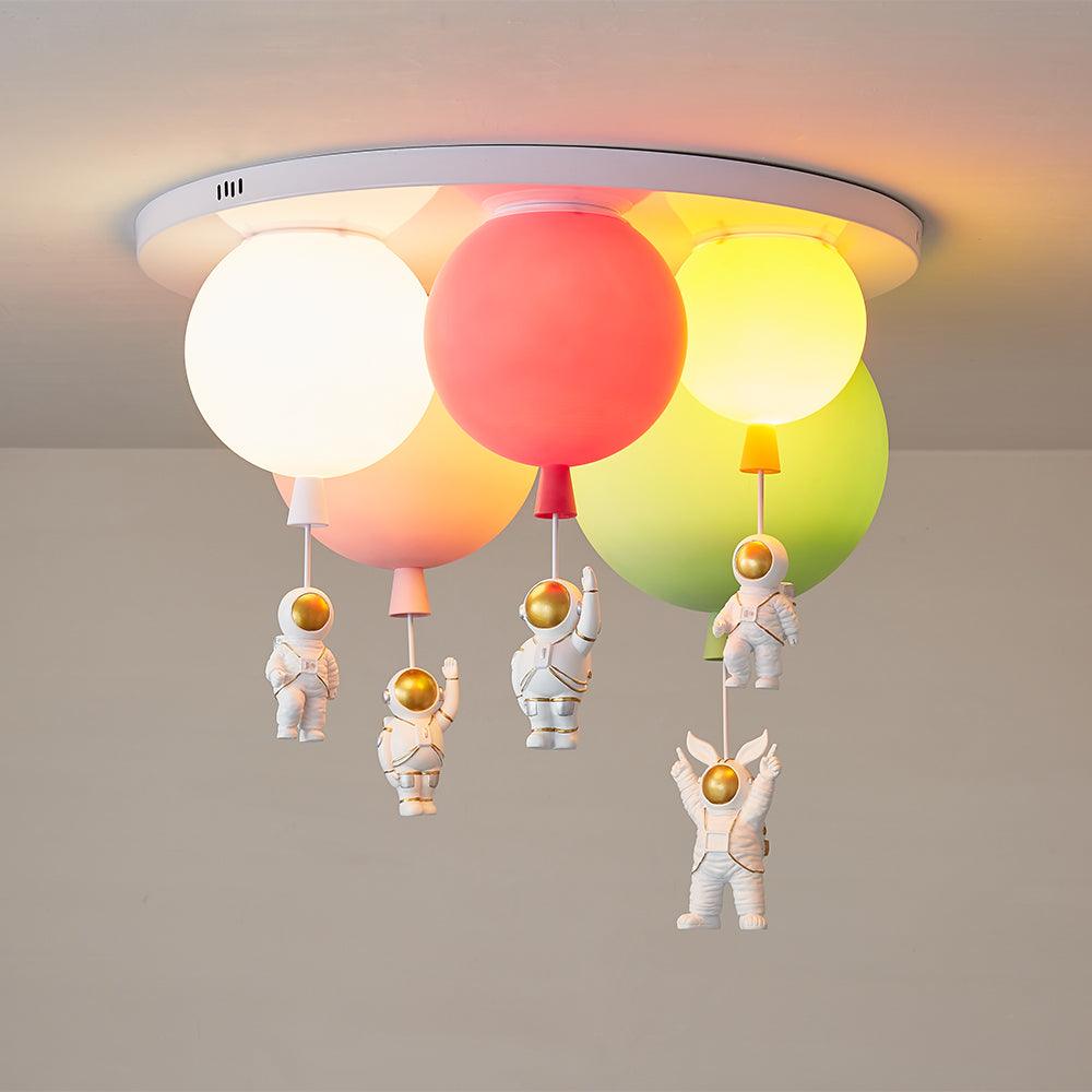 Izorora Frosted Balloon Combination Ceiling Lamp - Letslighting