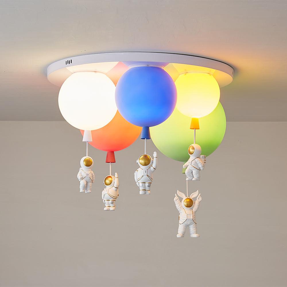 Izorora Frosted Balloon Combination Ceiling Lamp - Letslighting