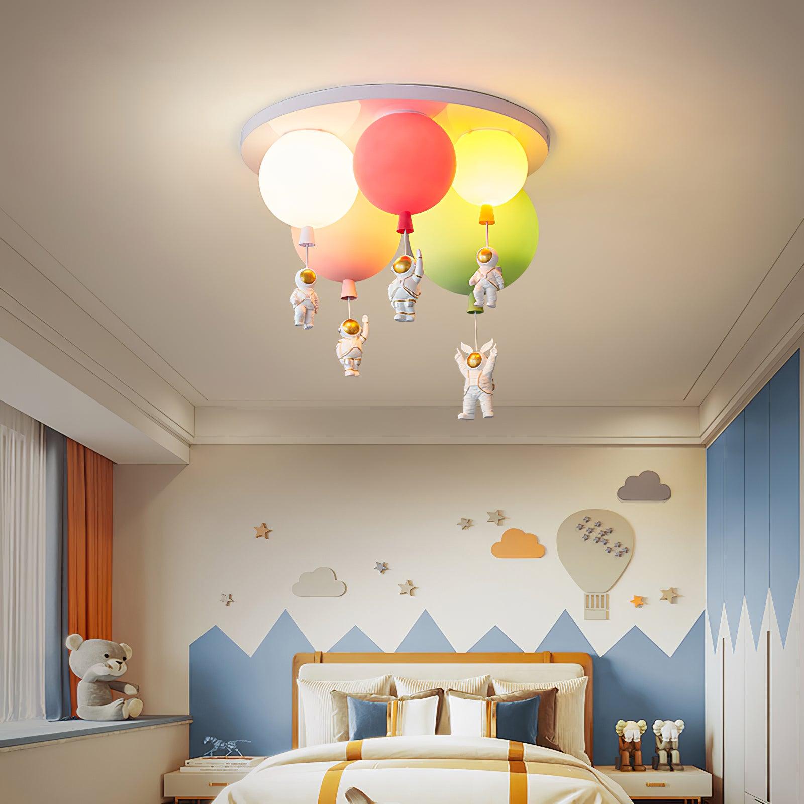 Izorora Frosted Balloon Combination Ceiling Lamp - Letslighting