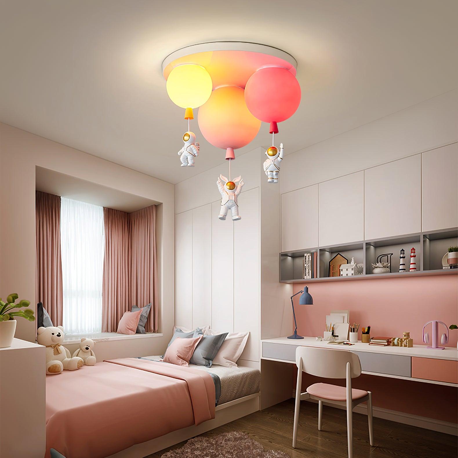 Izorora Frosted Balloon Combination Ceiling Lamp - Letslighting
