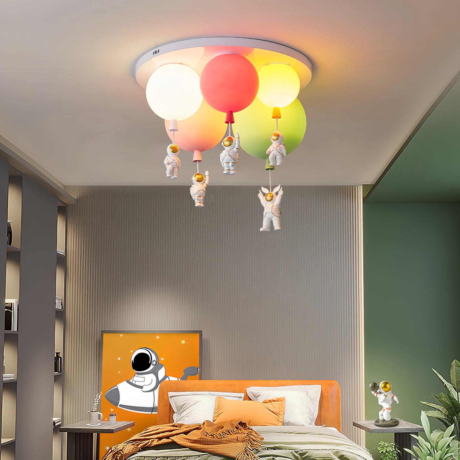 Izorora Frosted Balloon Combination Ceiling Lamp - Letslighting