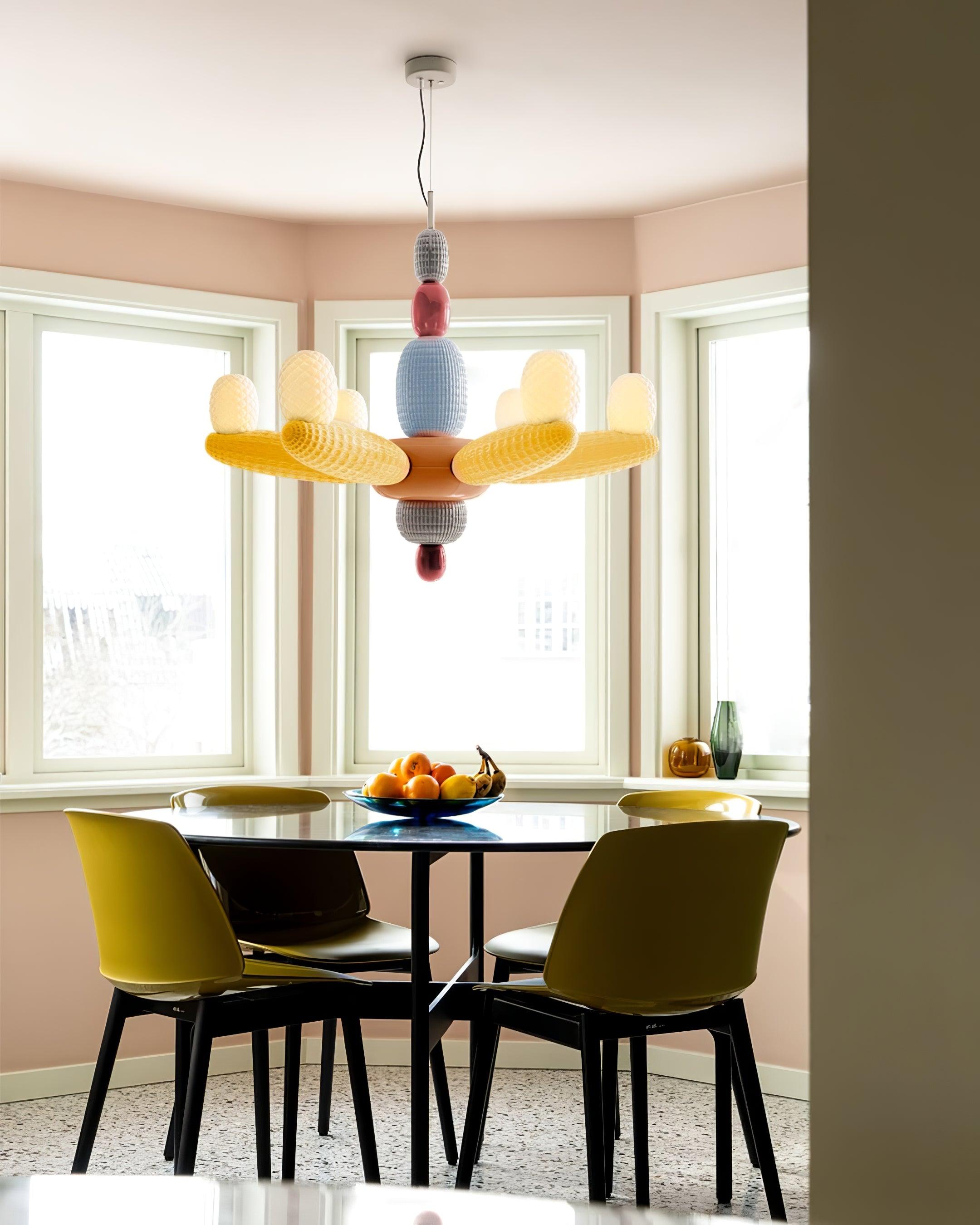 Balloons Chandelier Porcelain Modules Frosted Orbs - Letslighting