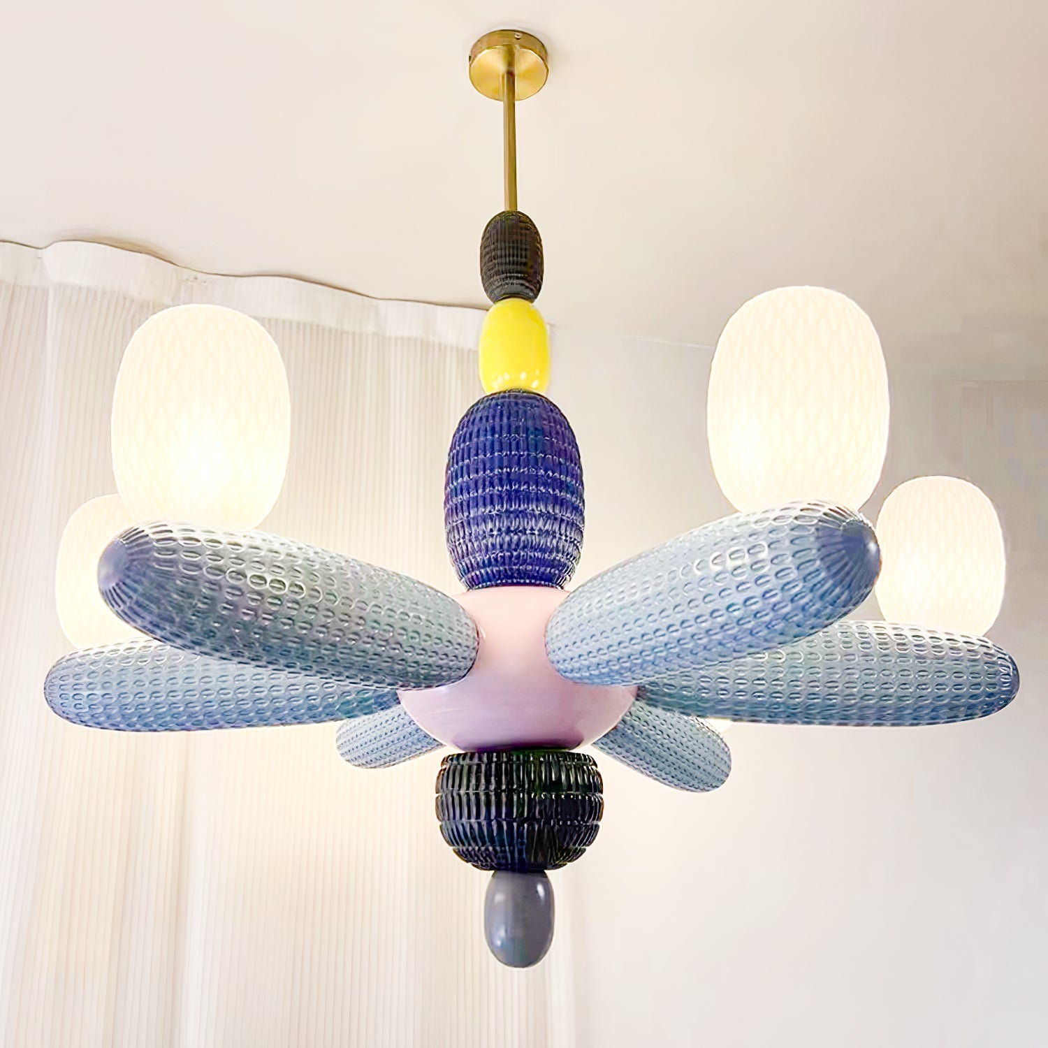 Balloons Chandelier Porcelain Modules Frosted Orbs - Letslighting
