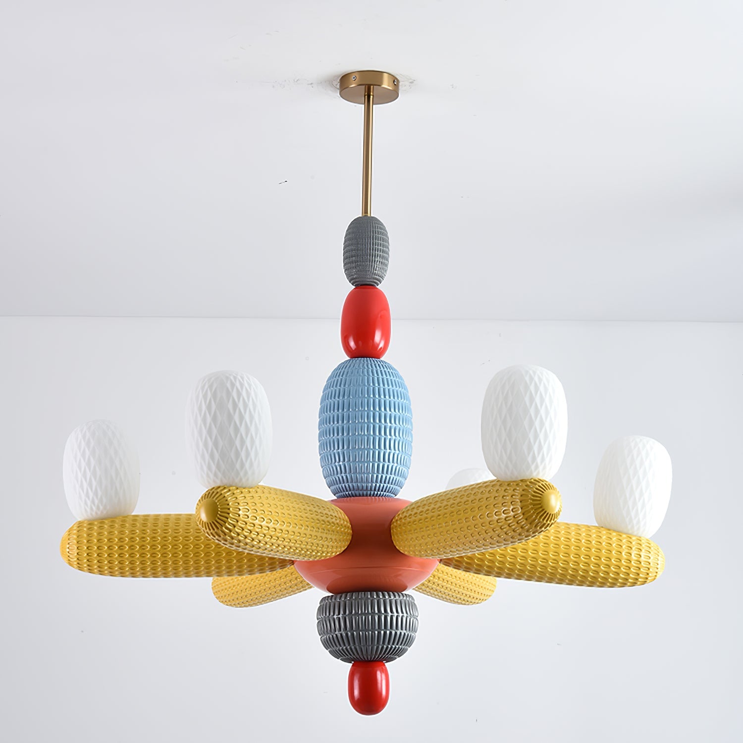 Balloons Chandelier Porcelain Modules Frosted Orbs - Letslighting
