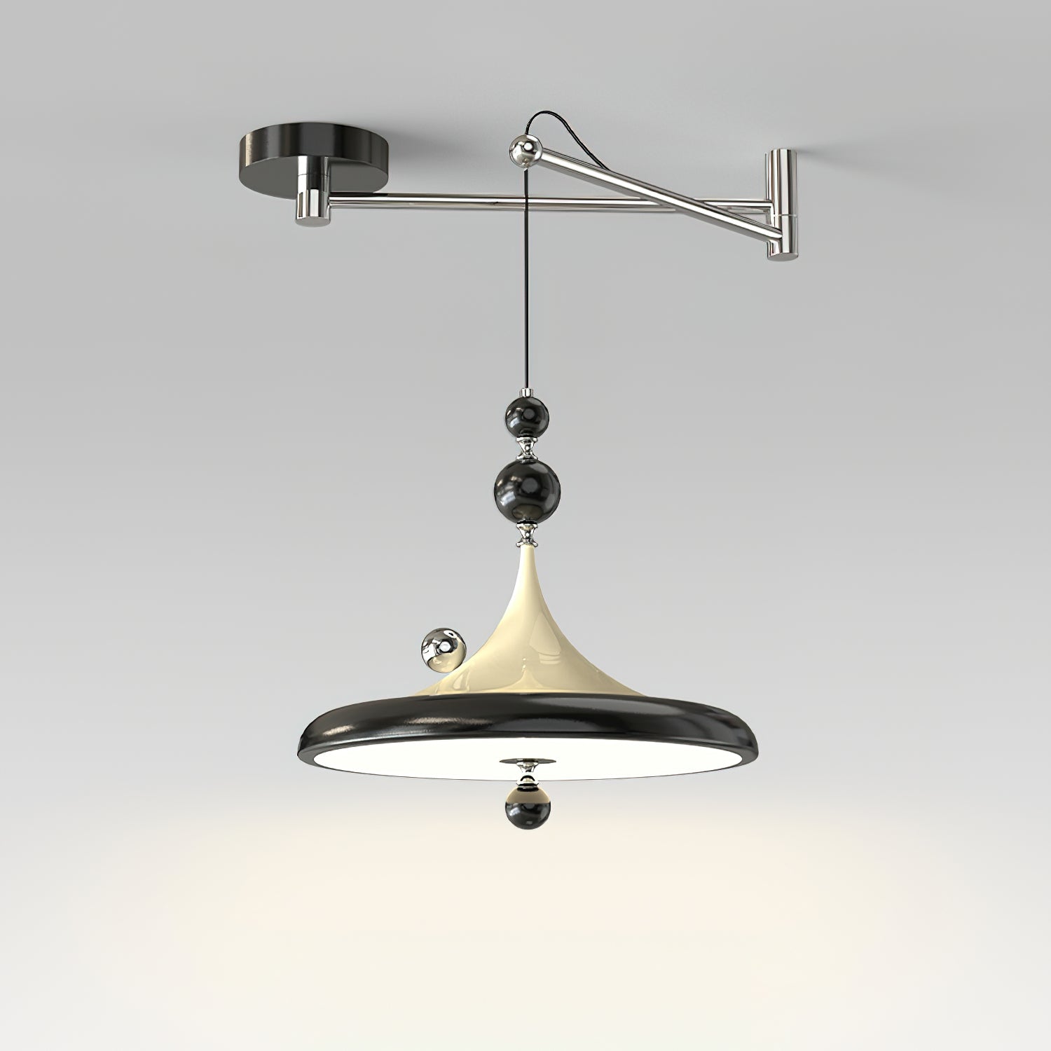 Ballora Poised Swing-Arm Pendant Lamp - Letslighting