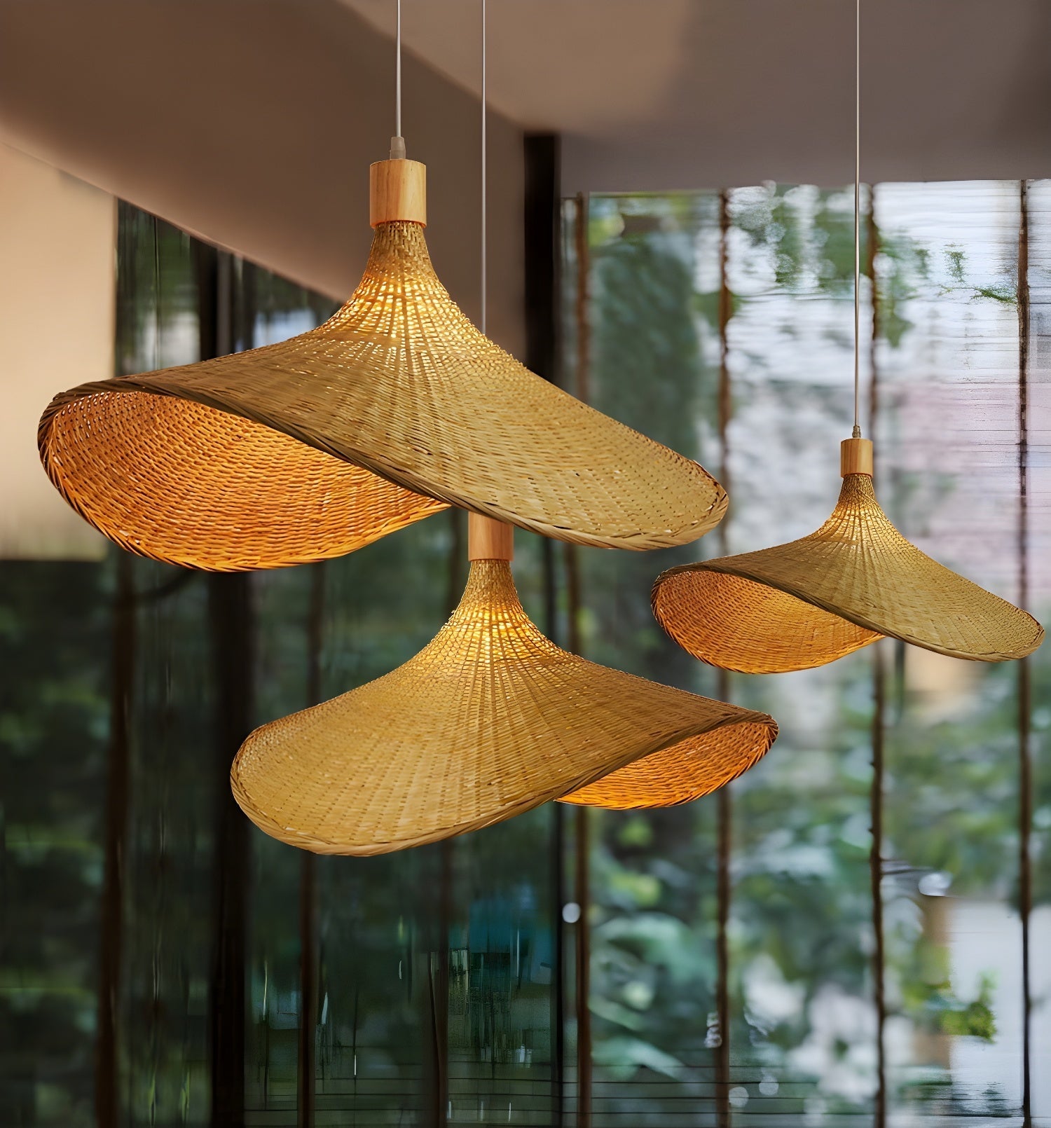 Marona Rattan Vintage Pendant Light - Letslighting