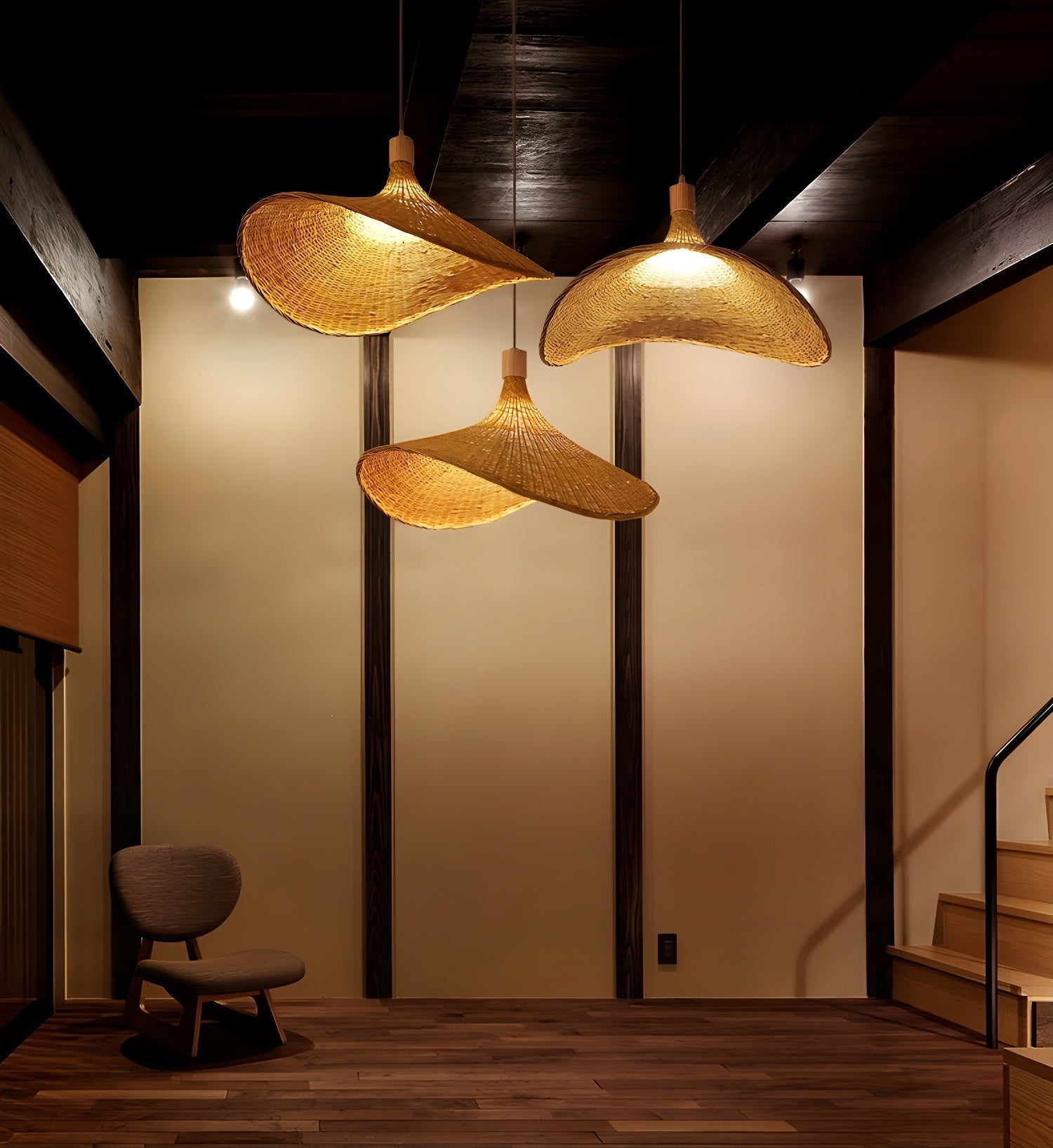 Marona Rattan Vintage Pendant Light - Letslighting