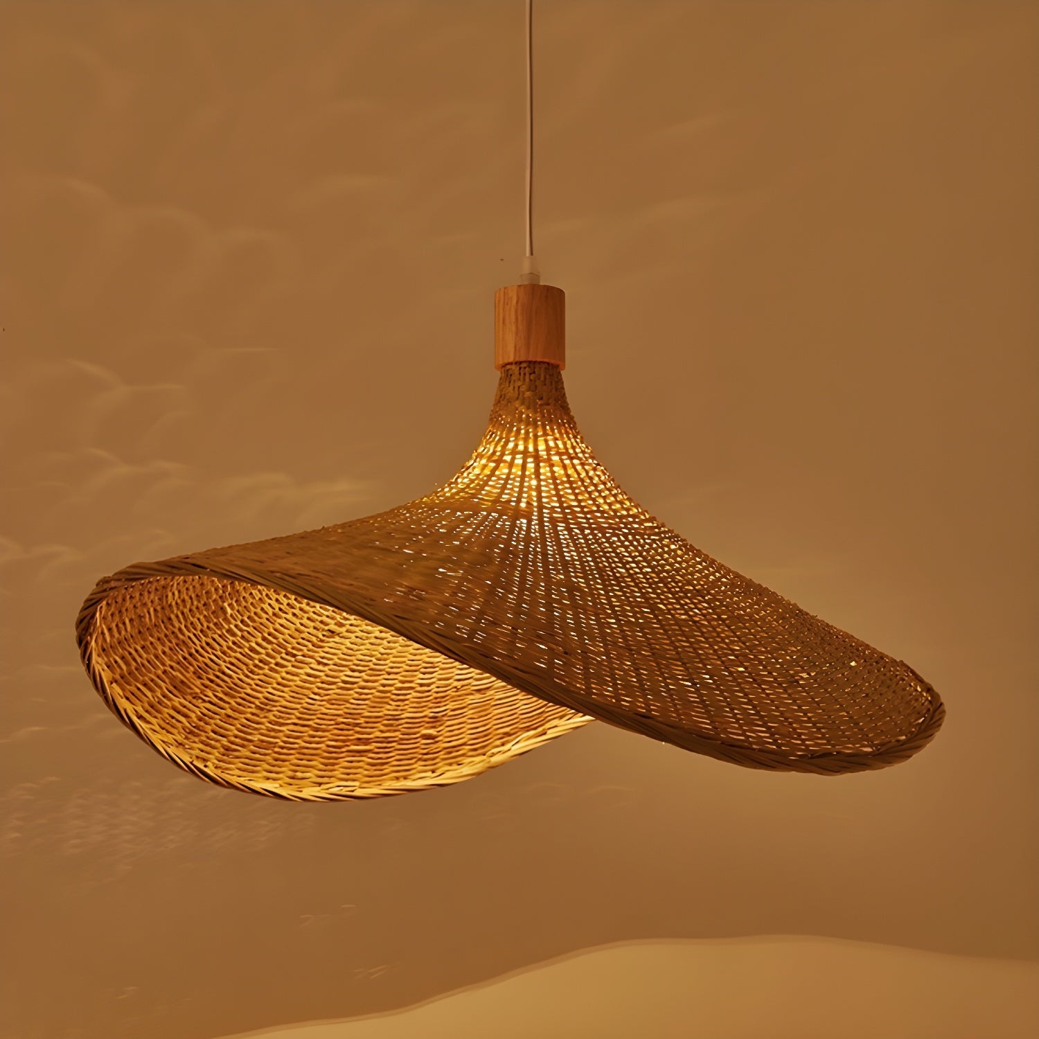 Marona Rattan Vintage Pendant Light - Letslighting