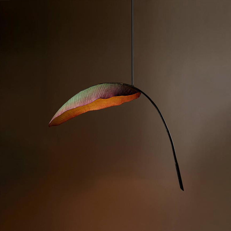 Rauduvyu Modern Minimalist Leaf Black Chandelier - Letslighting