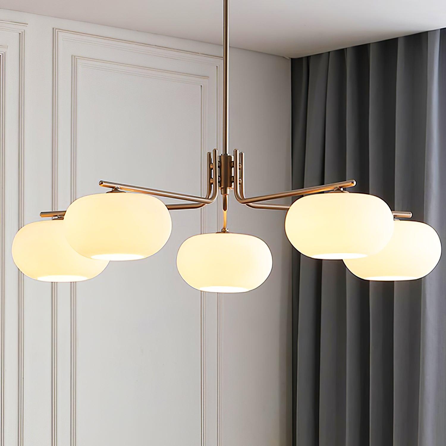Lustra Chandelier Industrial 5-Light Modern - Letslighting
