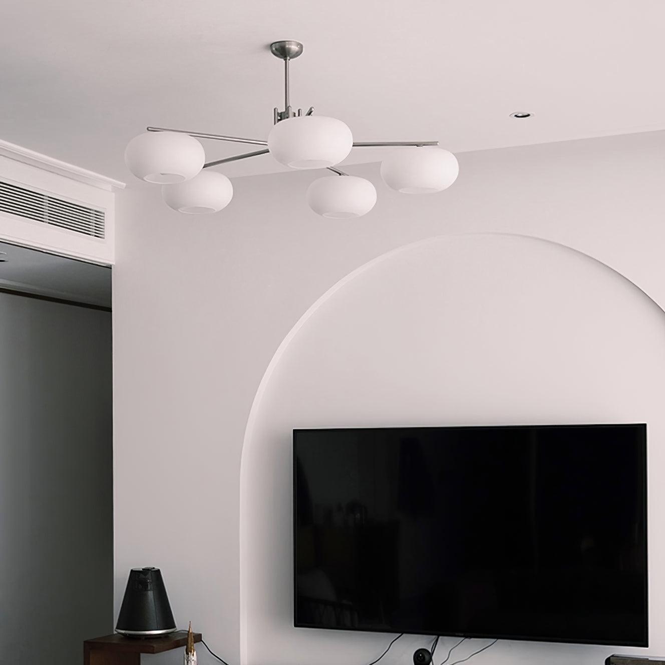 Lustra Chandelier Industrial 5-Light Modern - Letslighting