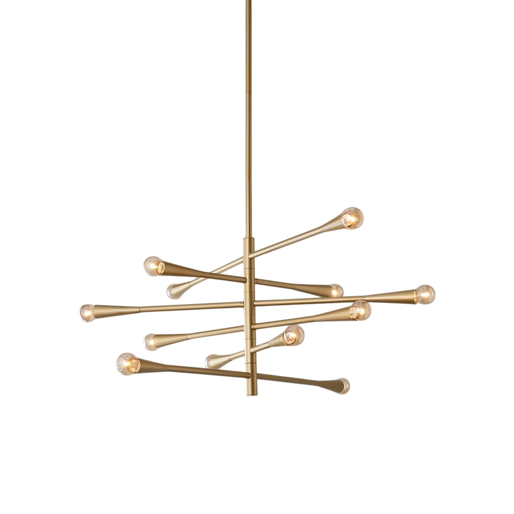 Sifuvyu Modern Minimalist Brass Chandelier - Letslighting