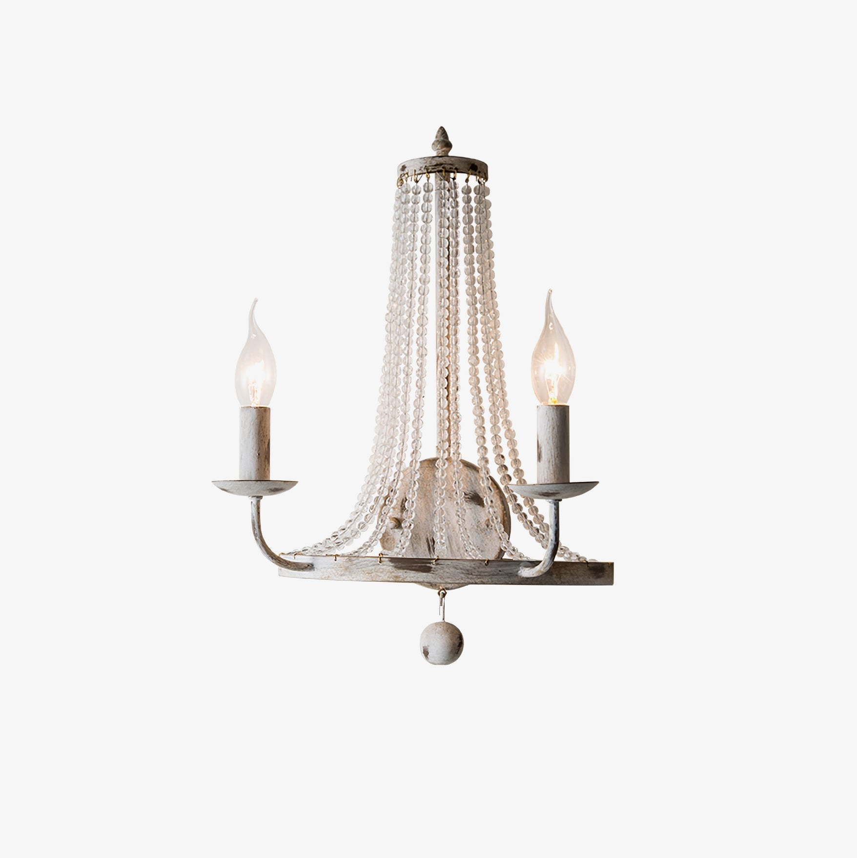 Arvela Vintage Industrial Crystal Wall Lamp - Letslighting