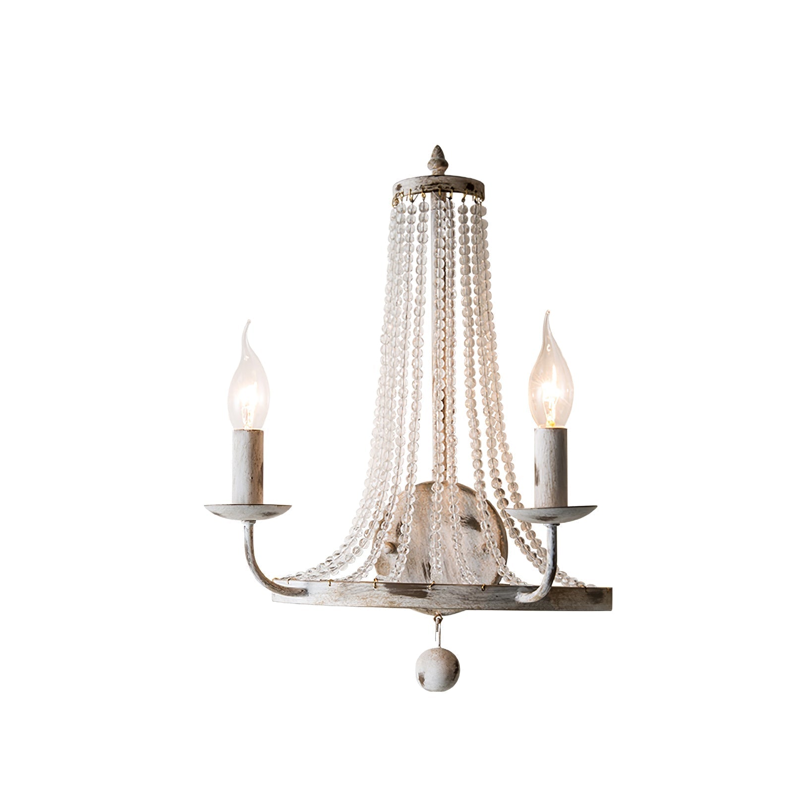 Arvela Vintage Industrial Crystal Wall Lamp - Letslighting