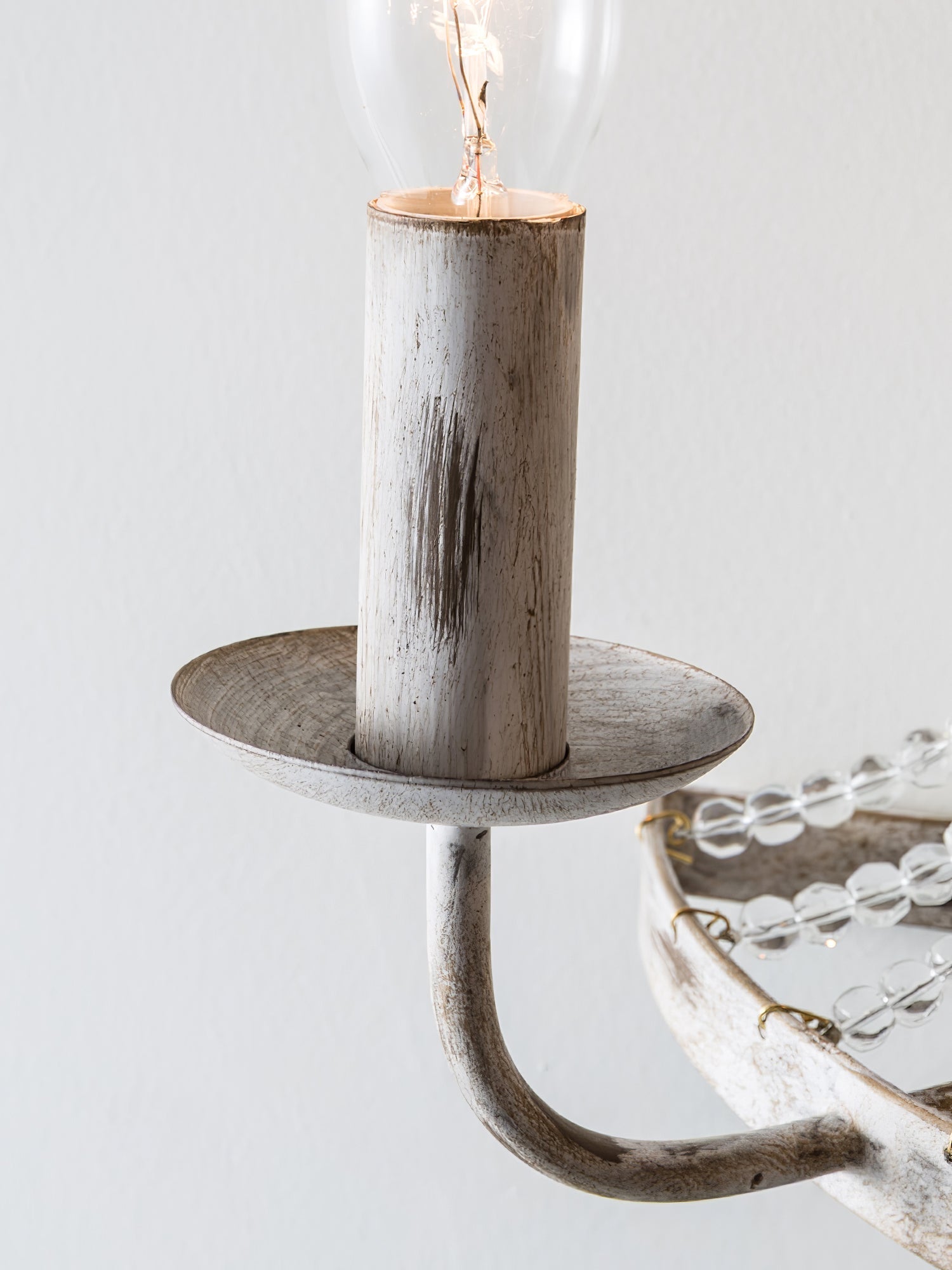 Arvela Vintage Industrial Crystal Wall Lamp - Letslighting