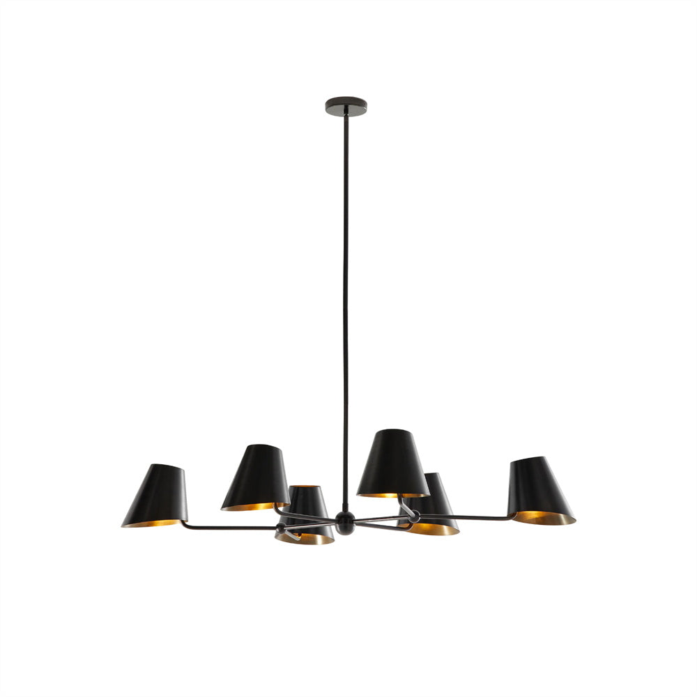 Vemarora Vintage Industrial Linear Chandelier - Letslighting