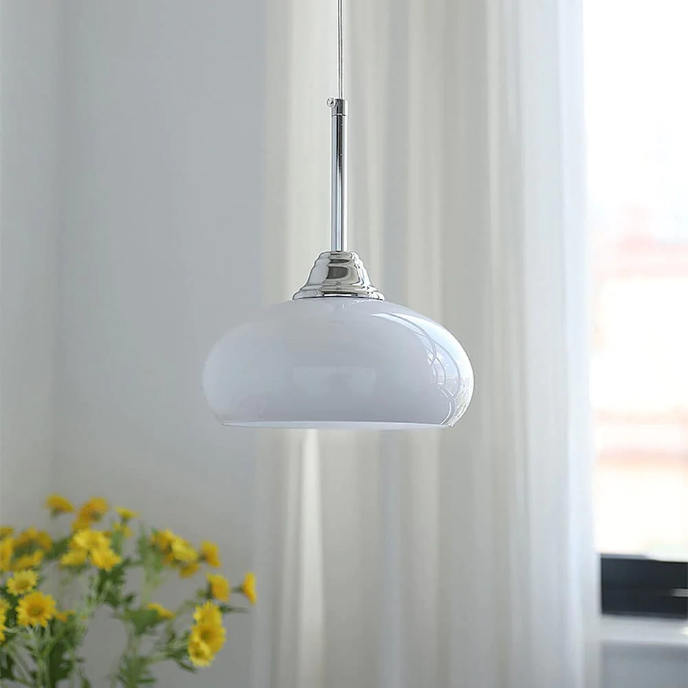 Valentina Simple Glass Metal Pendant Light Bedroom/Study - Letslighting