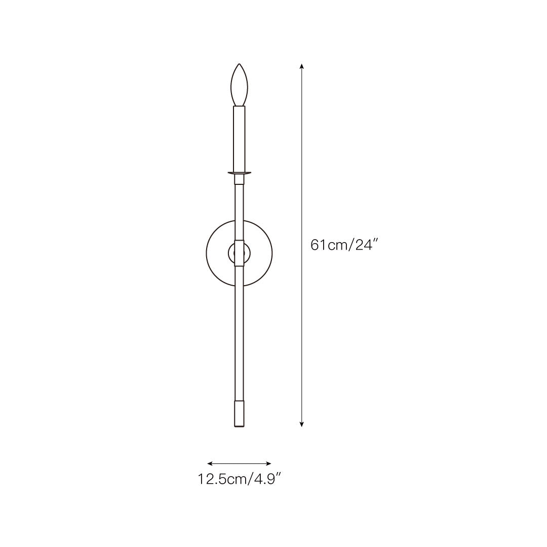 Alvuvyh Modern Minimalist Black Wall Lamp - Letslighting