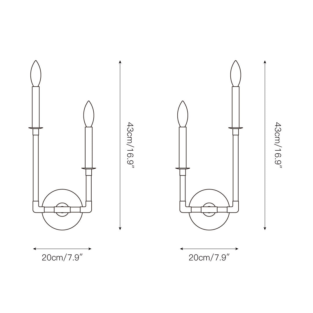 Alvuvyh Modern Minimalist Black Wall Lamp - Letslighting