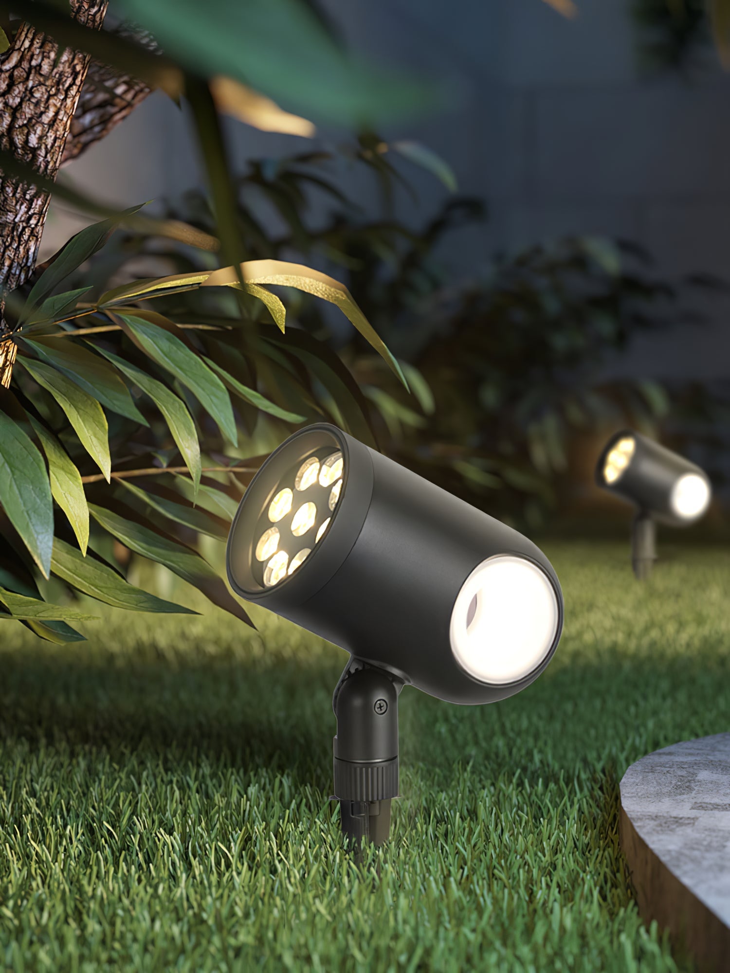 Beam Spike Adjustable Landscape Spotlight - Letslighting