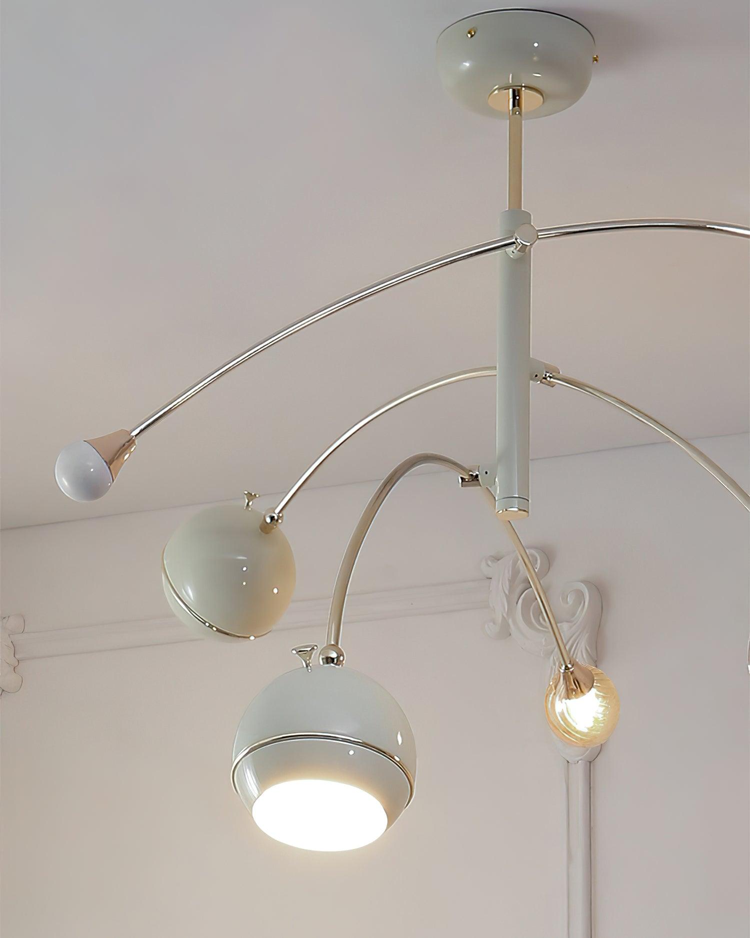 Lustra Chandelier Green Sci-Fi Elegant - Letslighting