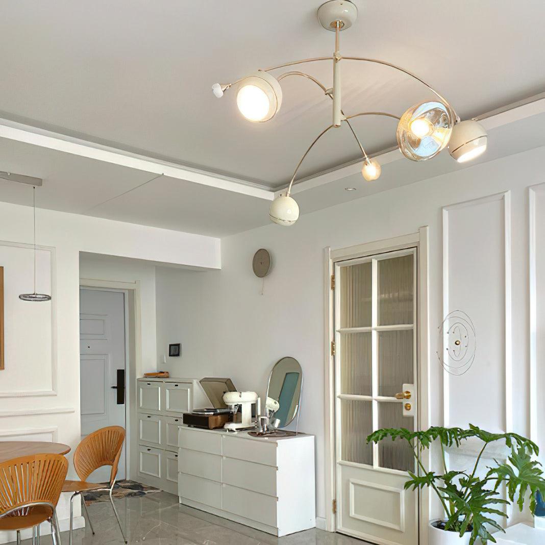 Lustra Chandelier Green Sci-Fi Elegant - Letslighting